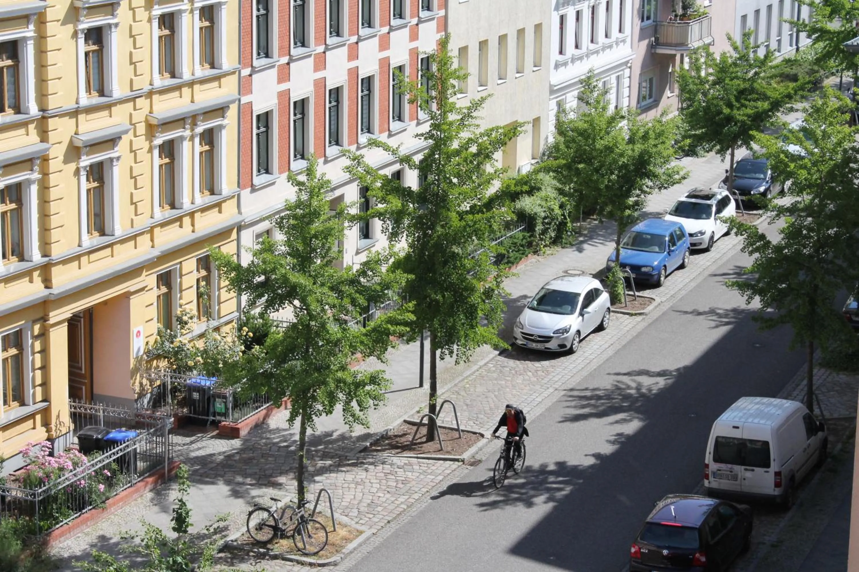 Bird's eye view in Ferienwohnung Gründerhaus