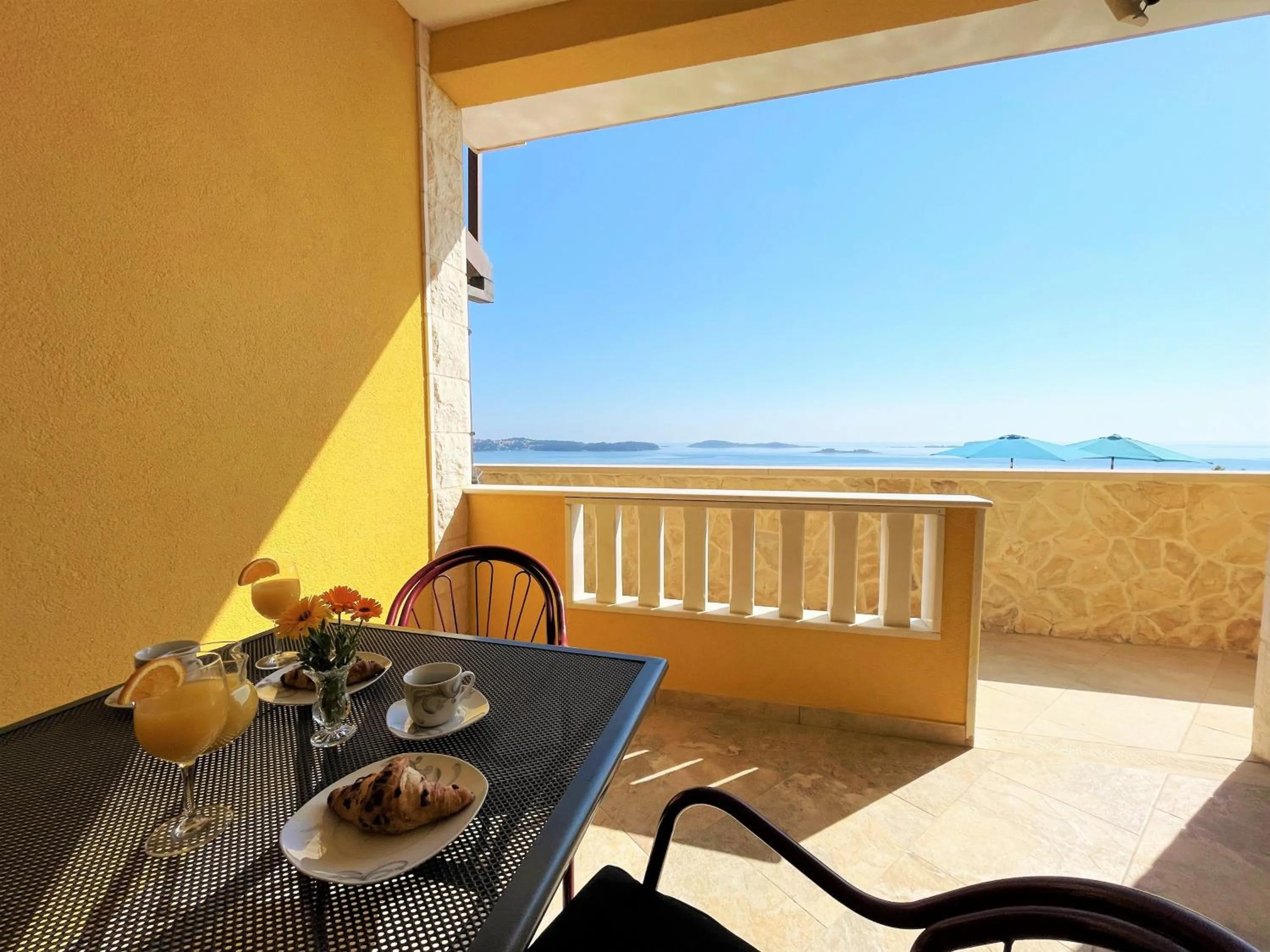 Balcony/Terrace in Villa Sunset