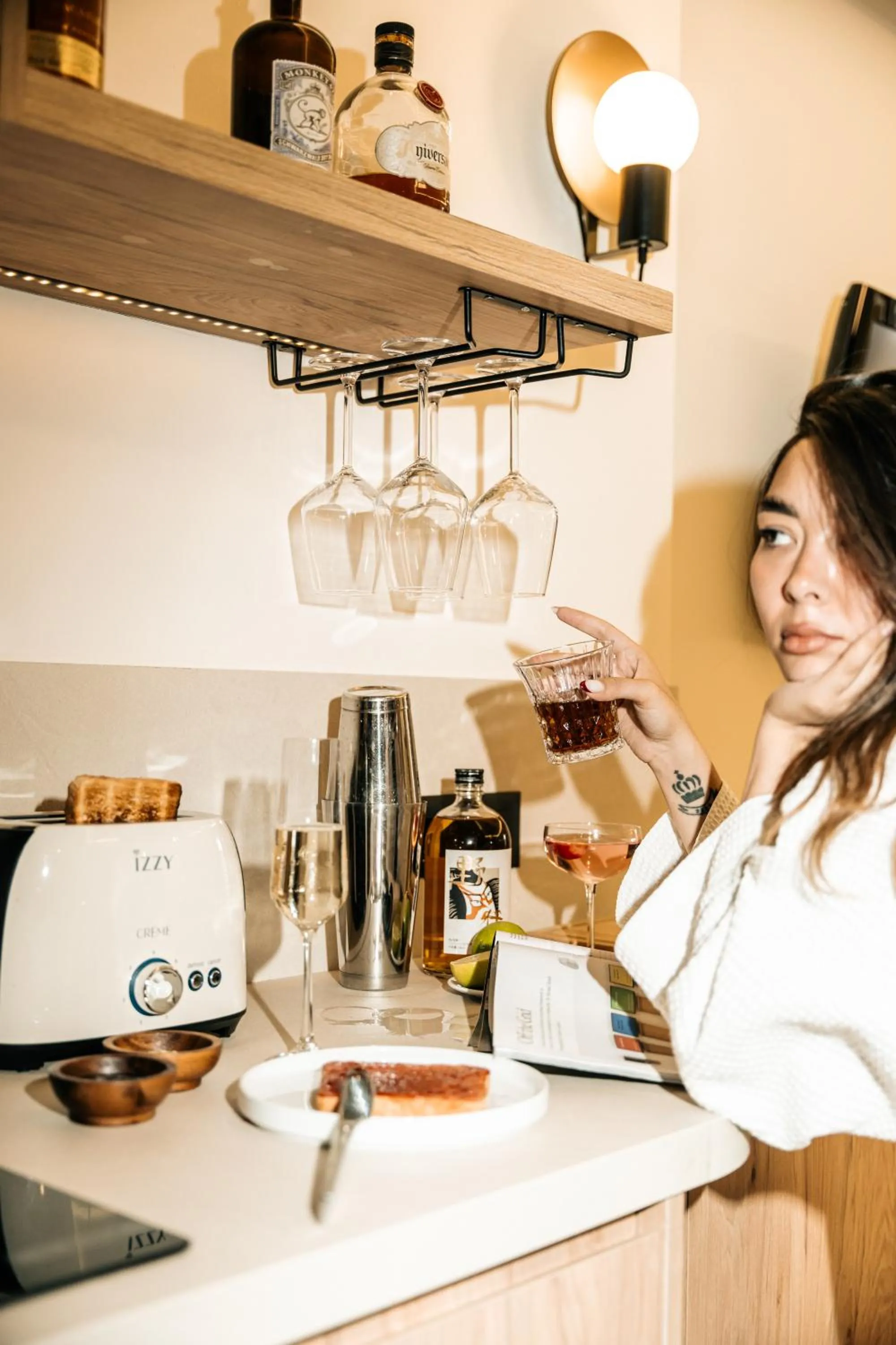 Kitchen or kitchenette in Villa Di Mare Seaside Suites