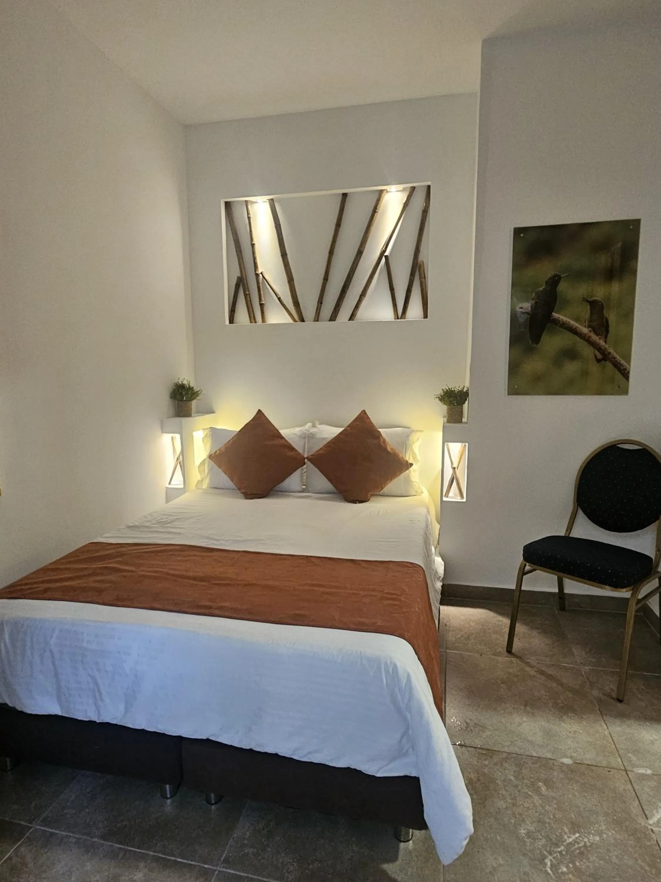 Bed in Ecohotel Piedemonte