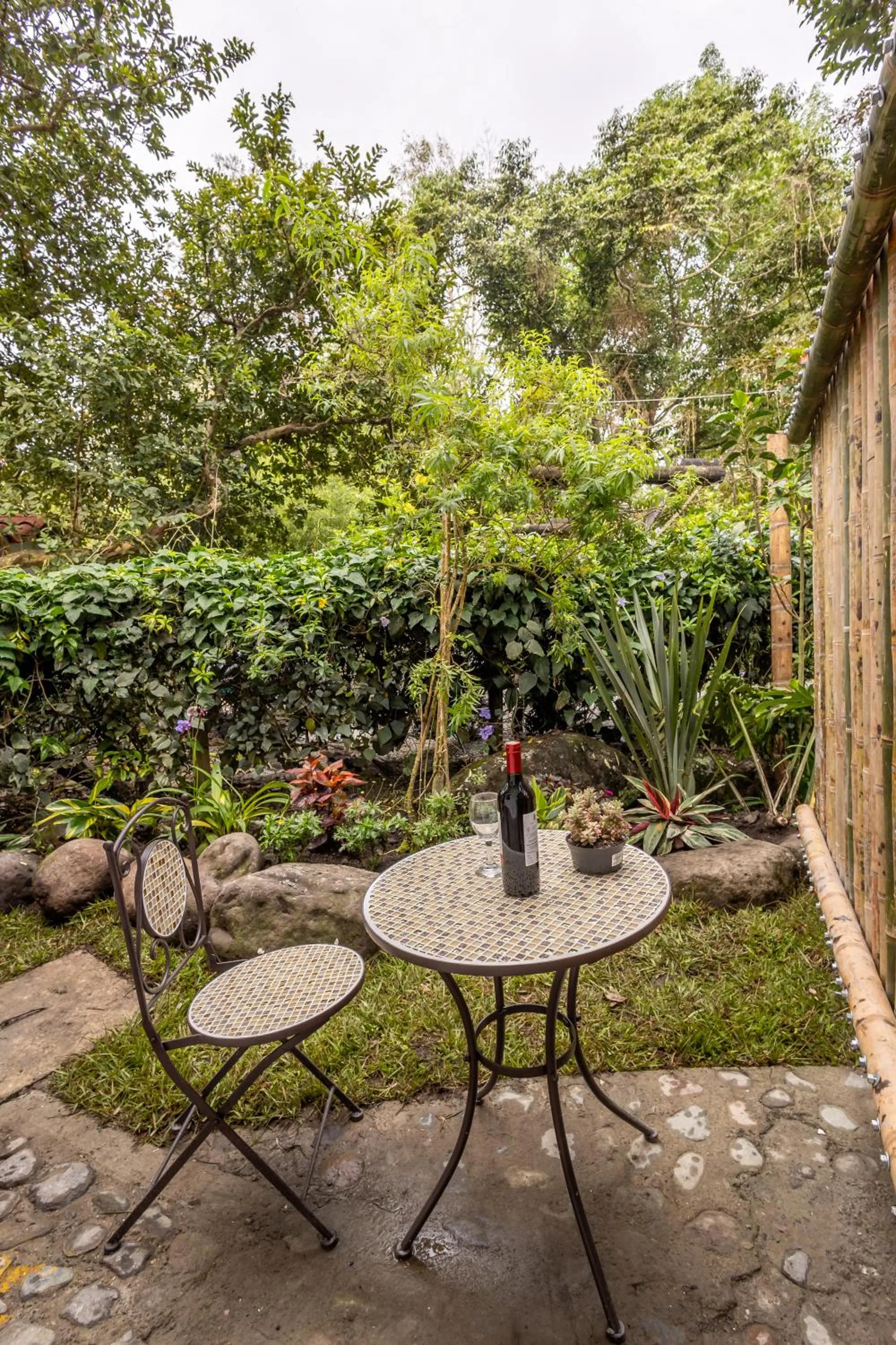 Garden in Ecohotel Piedemonte