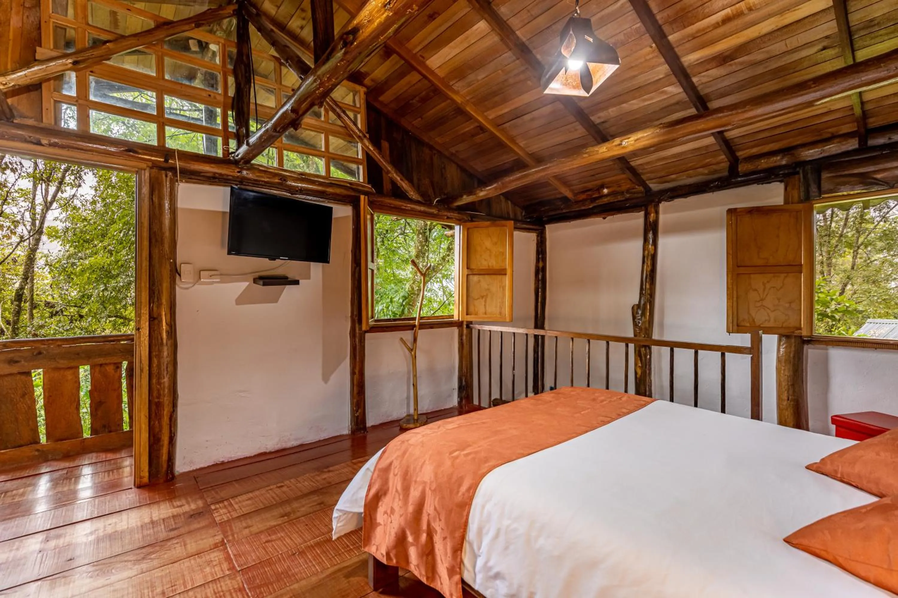 Bedroom, Bed in Ecohotel Piedemonte