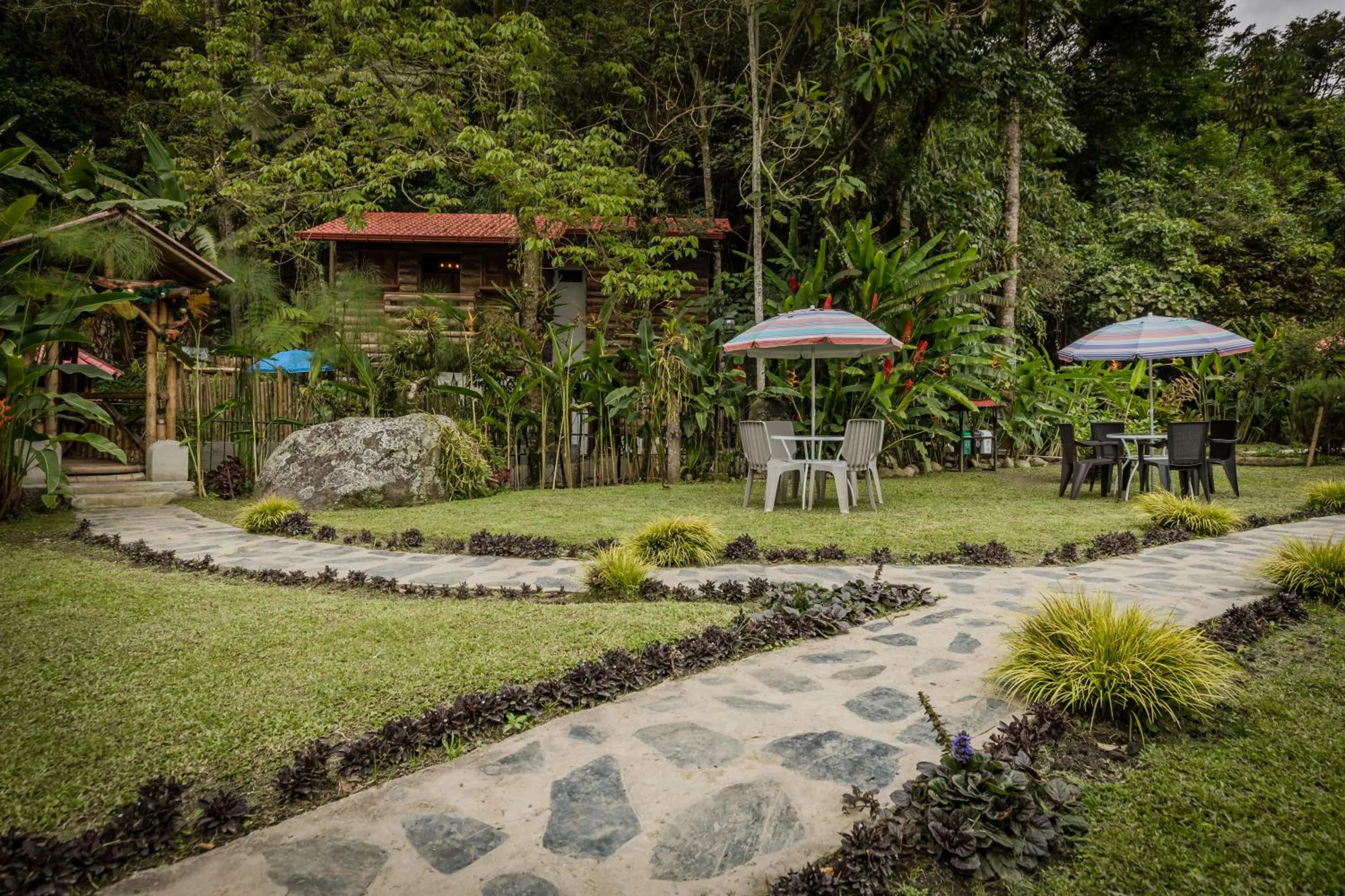 Garden in Ecohotel Piedemonte
