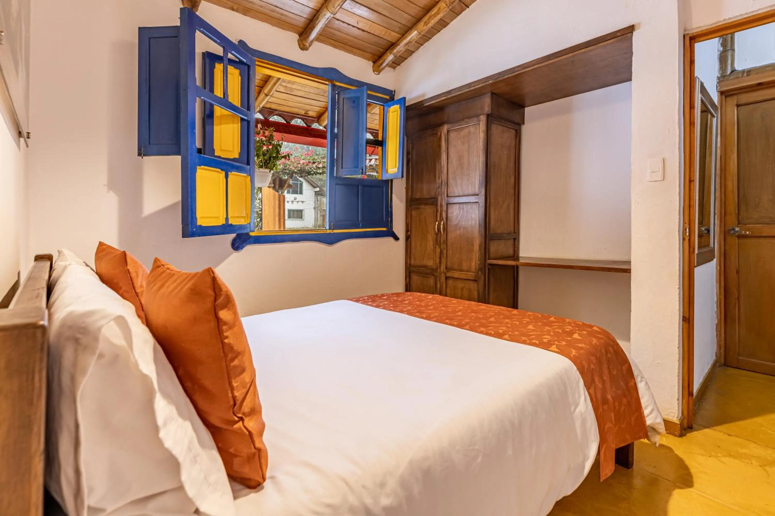 Bedroom, Bed in Ecohotel Piedemonte