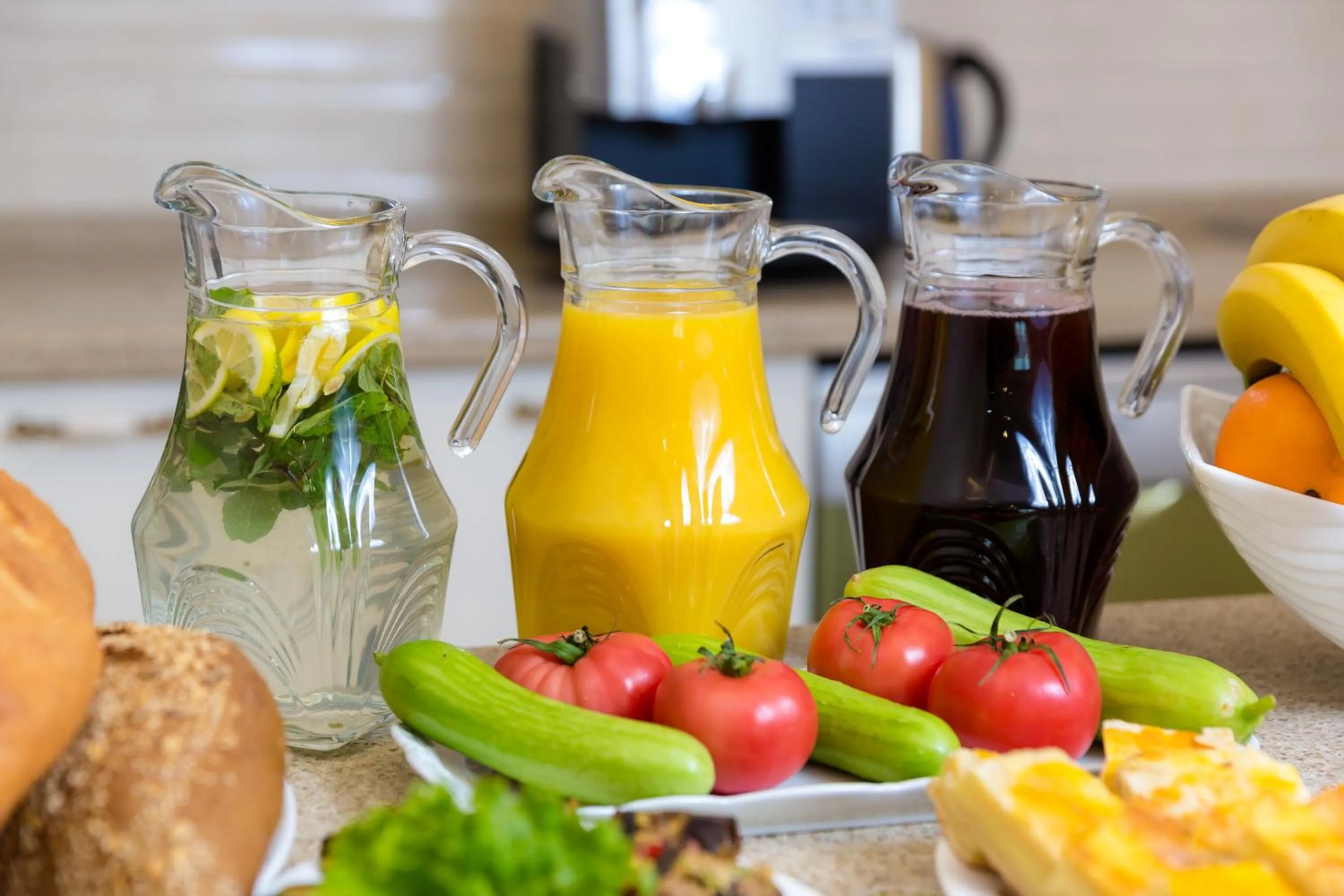 Buffet breakfast in Orchid Boutique Hotel