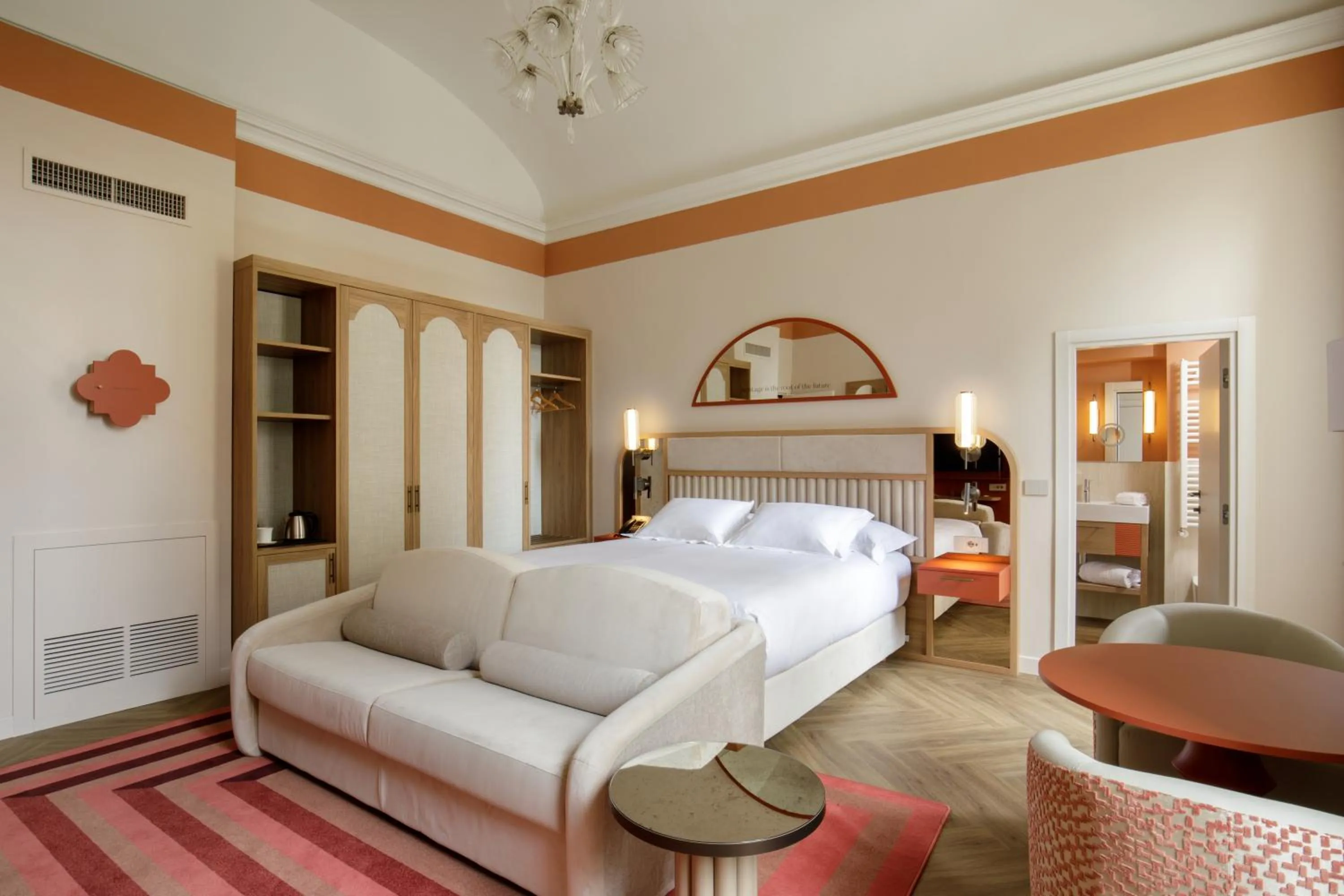 Bed in Rosetta Hotel Perugia Tapestry Collection By Hilton