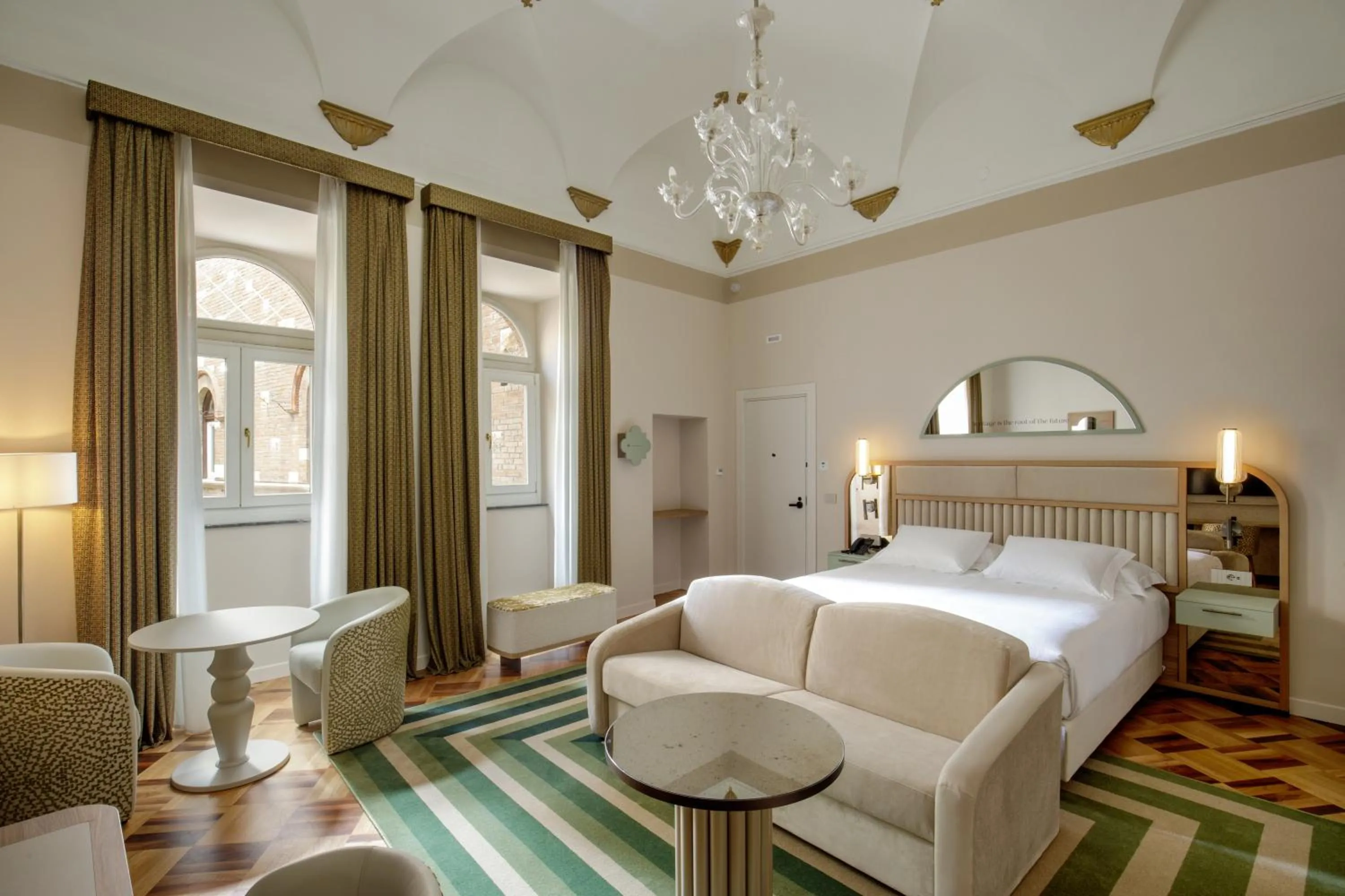 Bed in Rosetta Hotel Perugia Tapestry Collection By Hilton