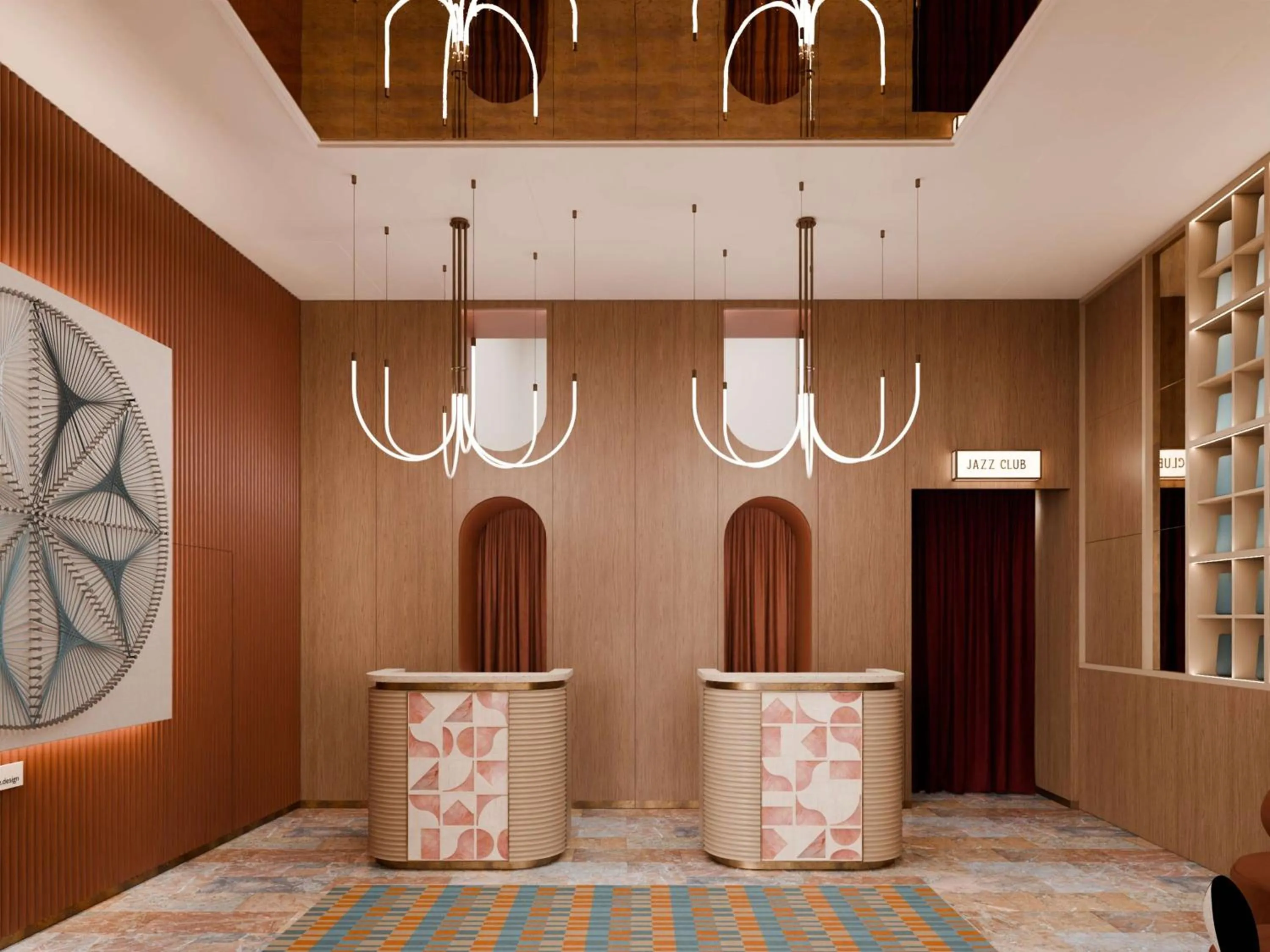 Lobby or reception in Rosetta Hotel Perugia Tapestry Collection By Hilton