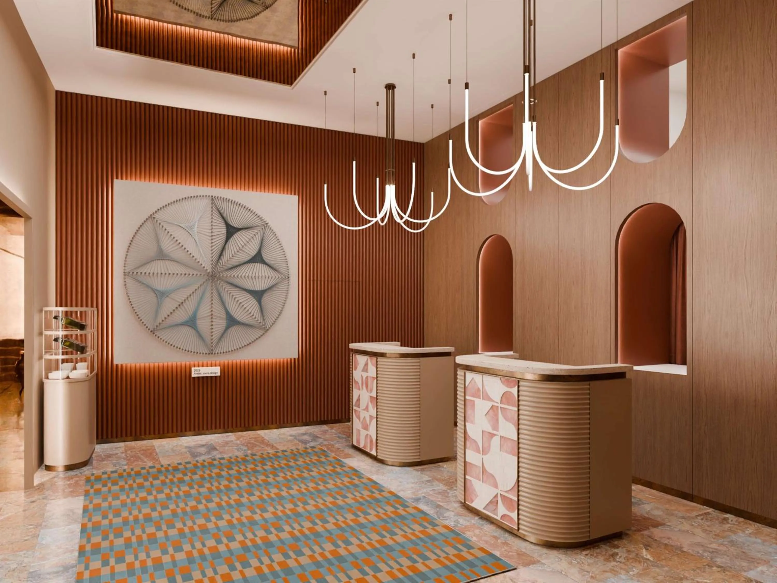 Lobby or reception in Rosetta Hotel Perugia Tapestry Collection By Hilton