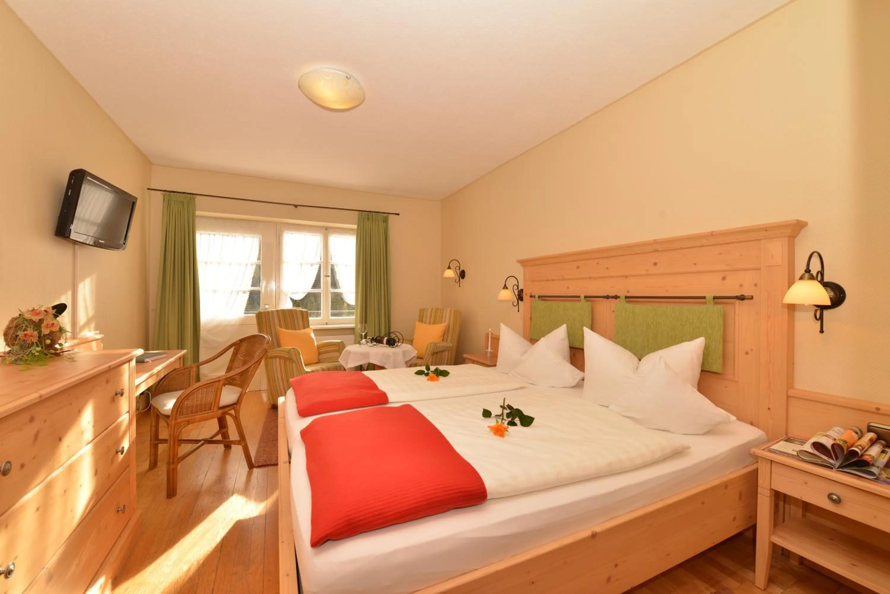 Bed in Herzen´s Landhaus