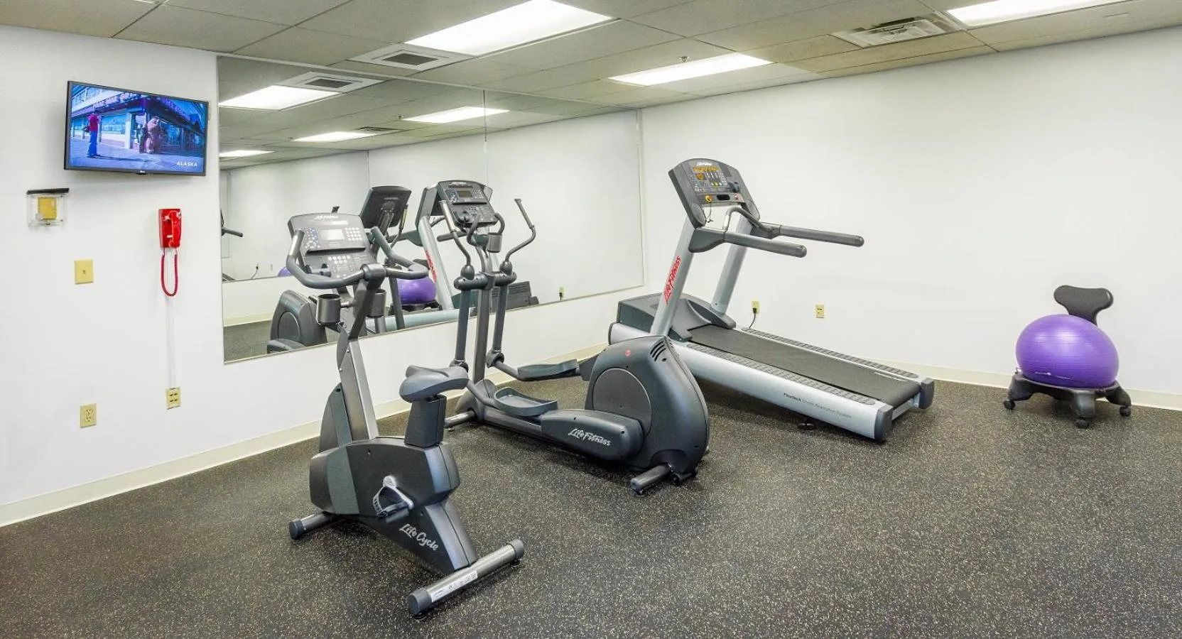 Fitness centre/facilities in Dimond Center Hotel