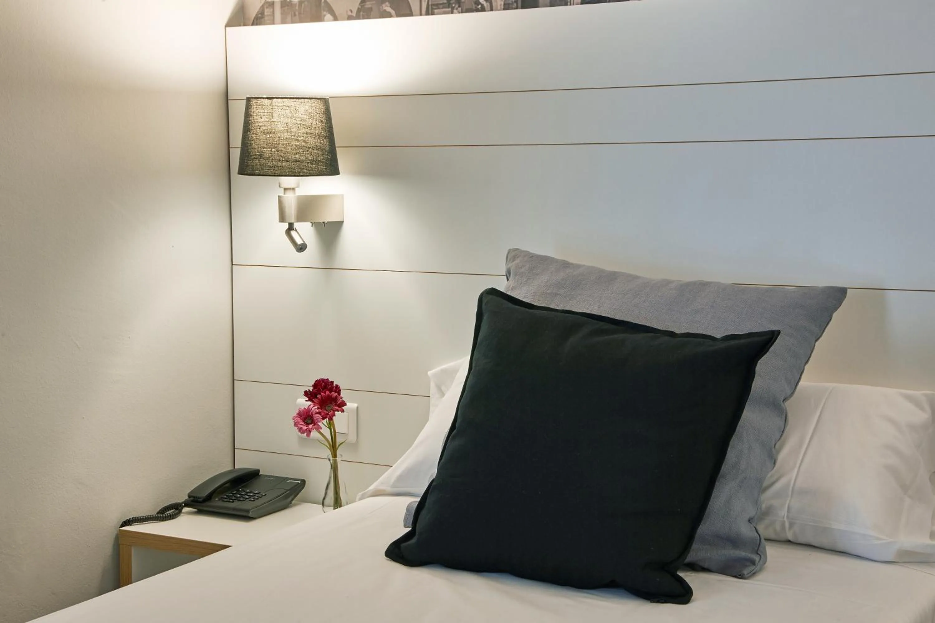 Bed in Hotel Can Pamplona