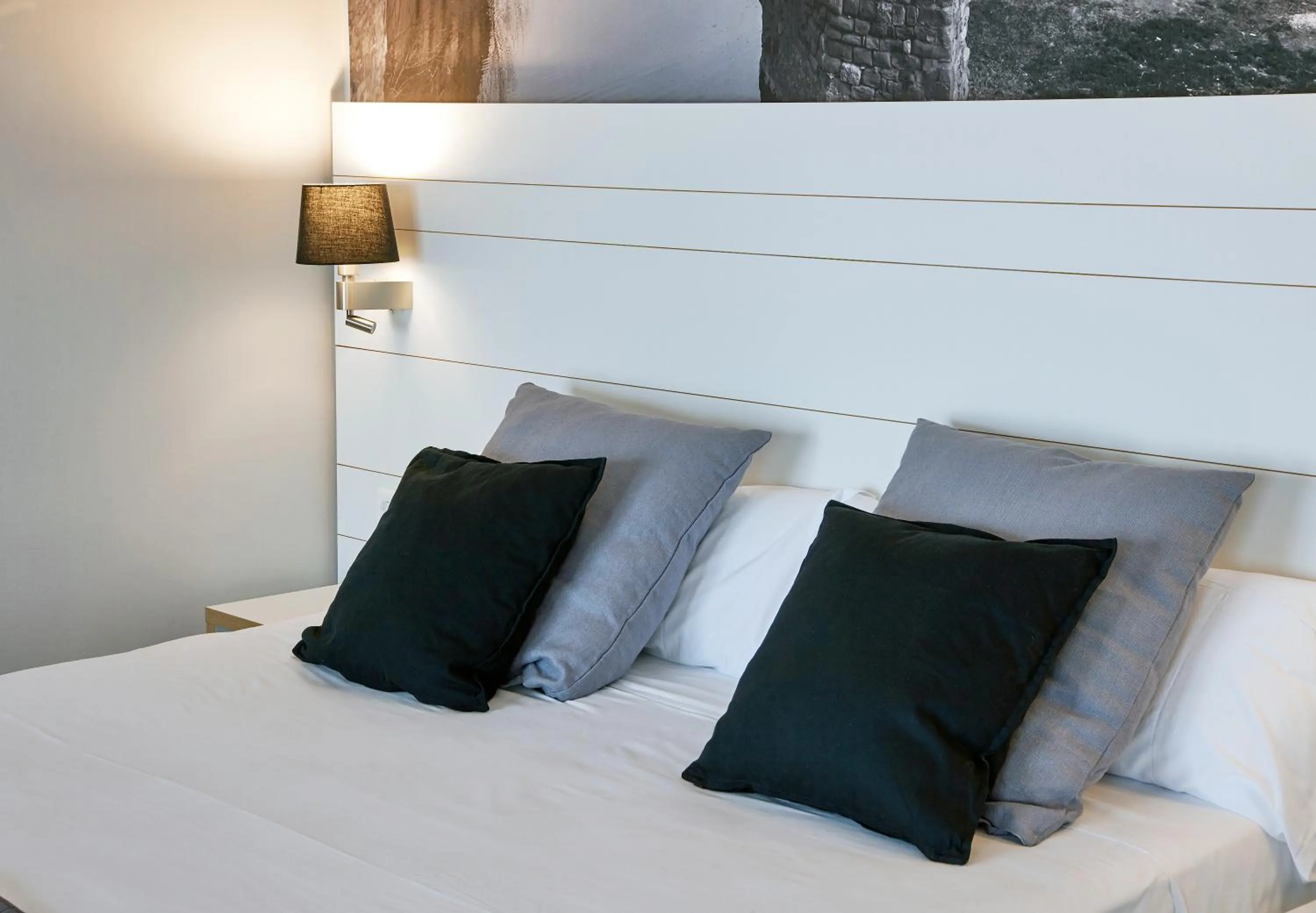 Bed in Hotel Can Pamplona