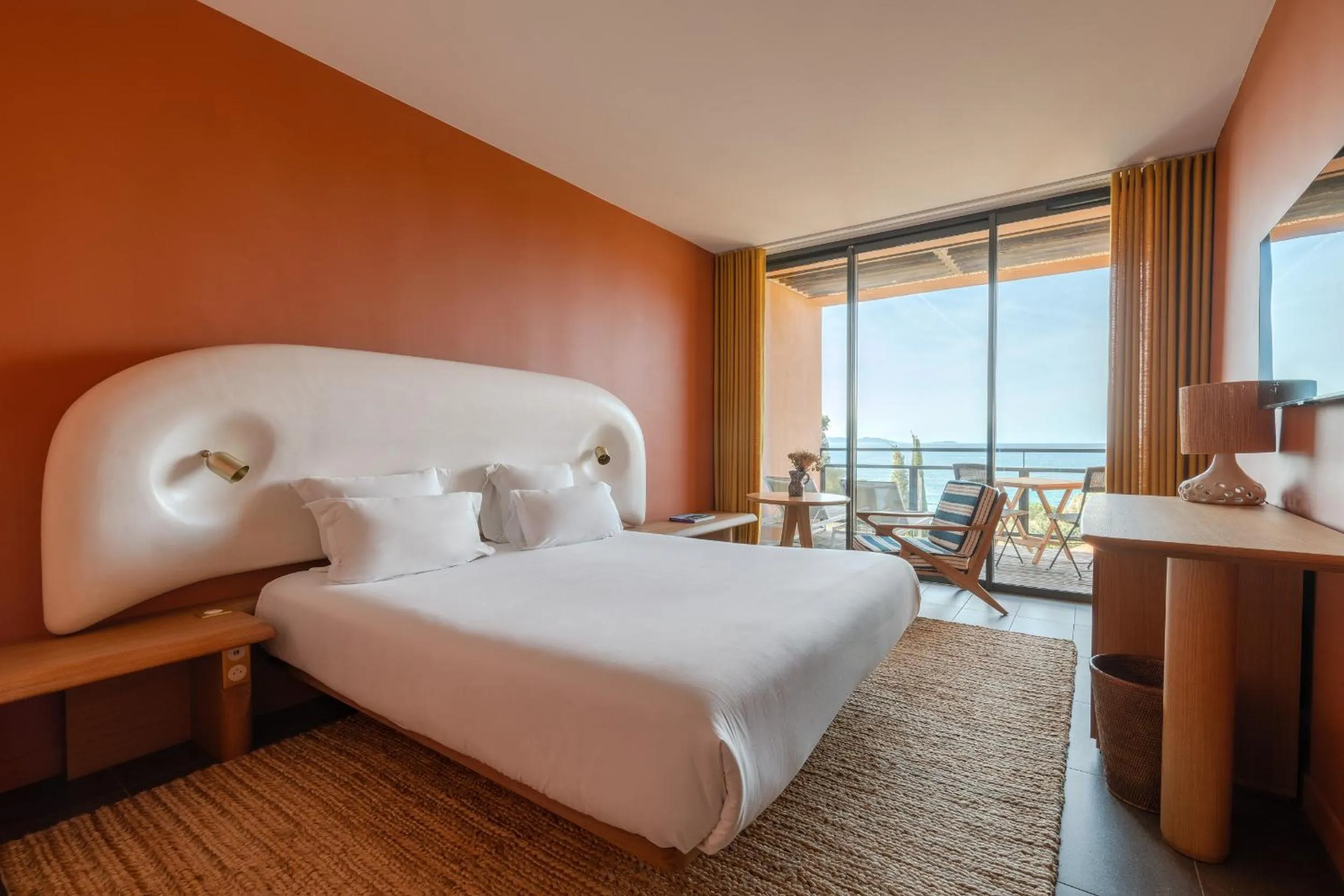 Balcony/Terrace, Bed in Les Terrasses du Bailli