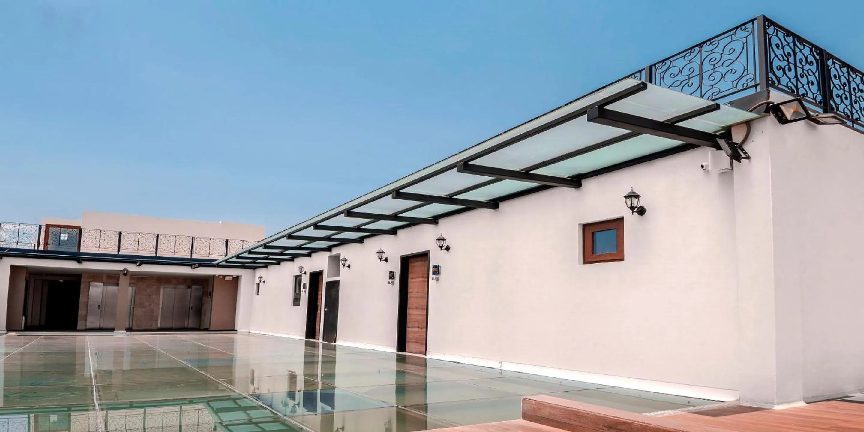 Balcony/Terrace in Mansion Azul Cholula