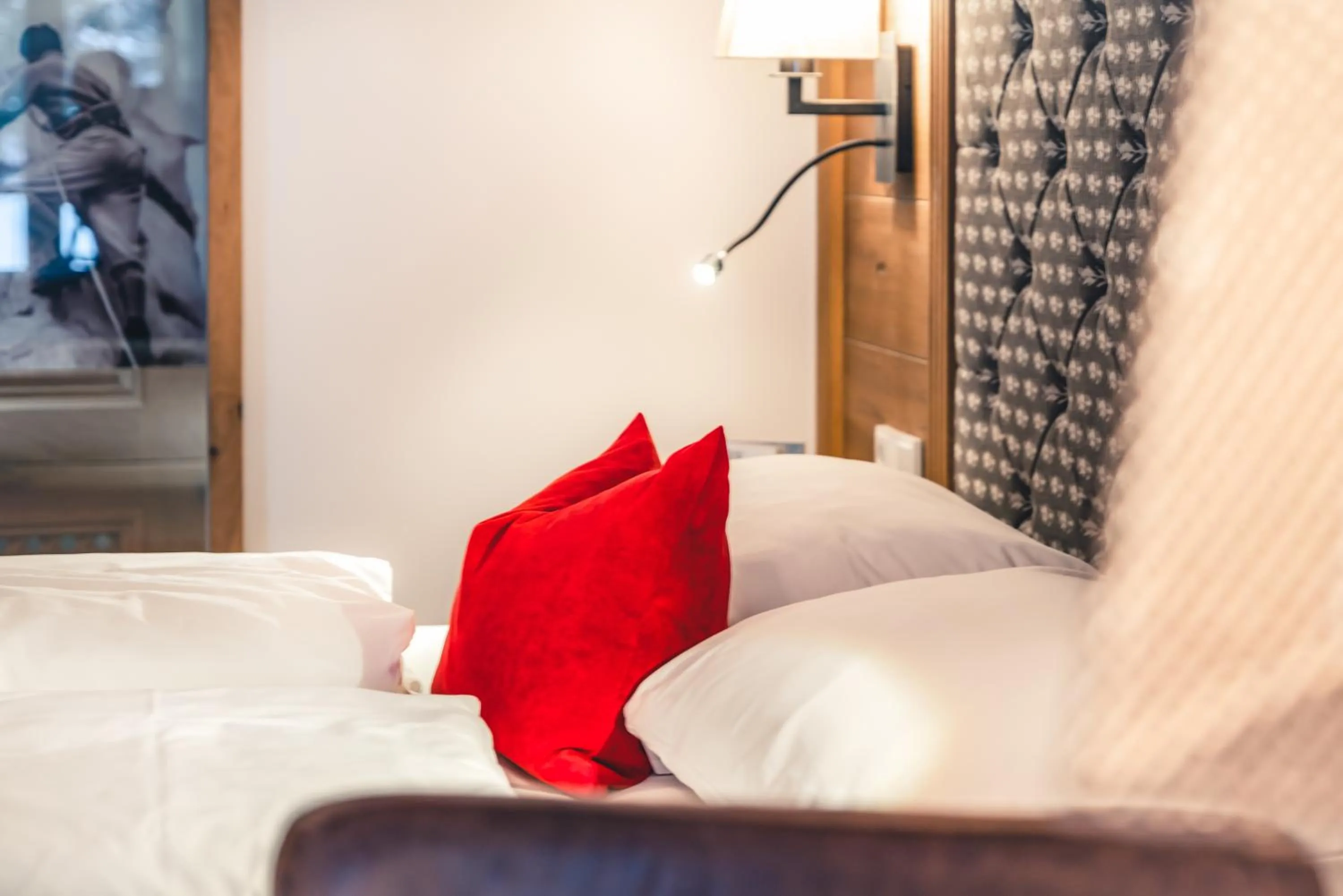 Photo of the whole room, Bed in Hotel Sonnenhof