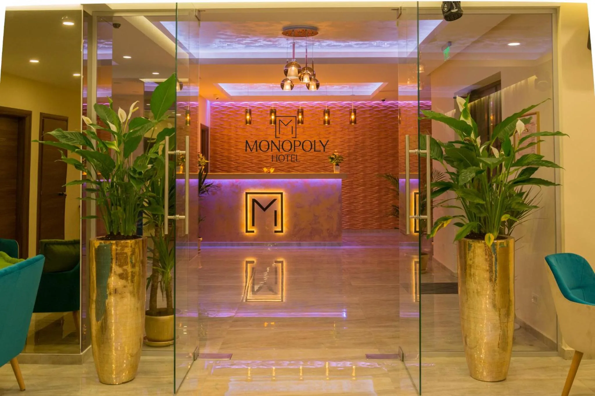 Lobby or reception in Monopoly Hotel