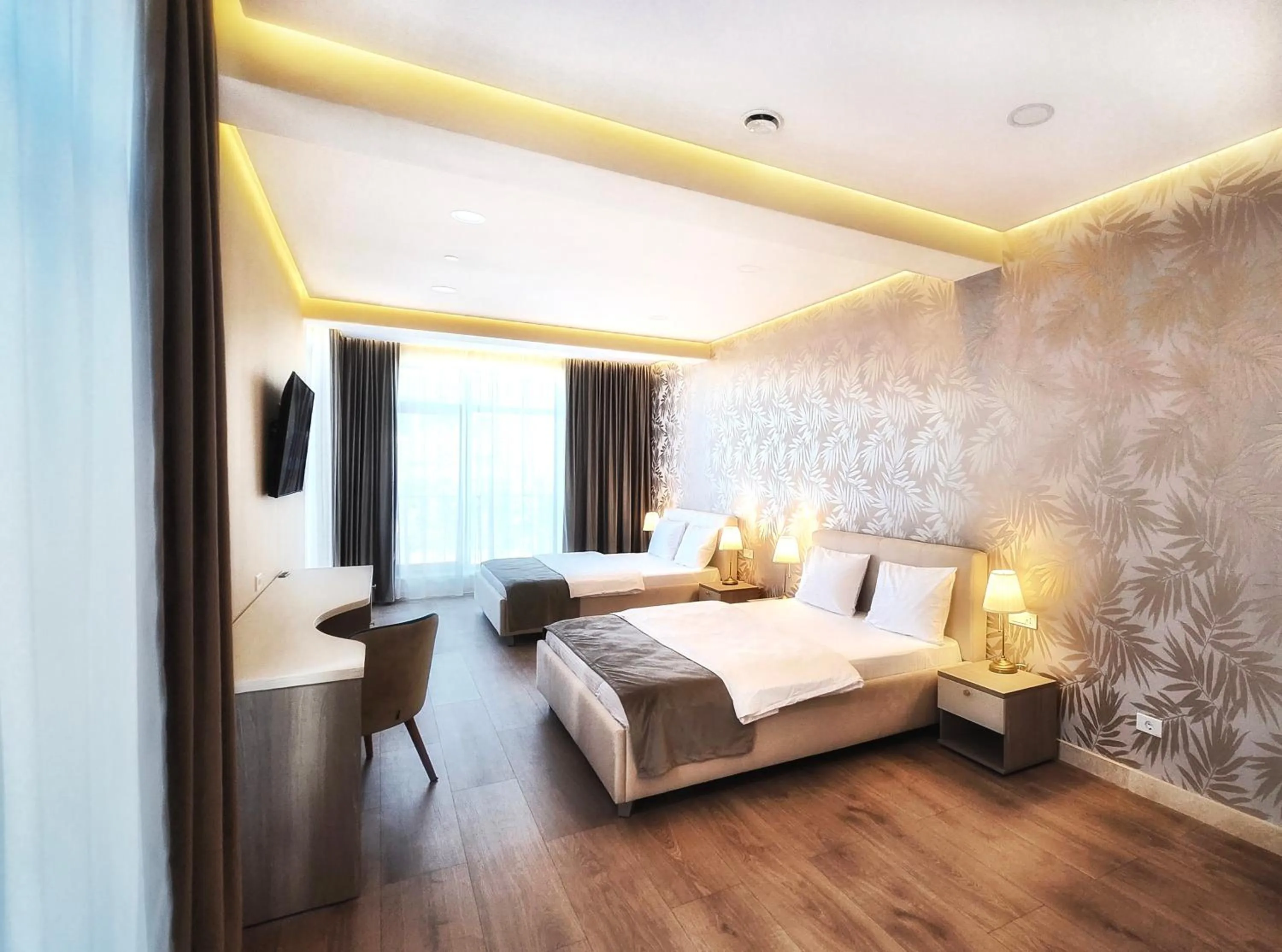 Bed in Monopoly Hotel