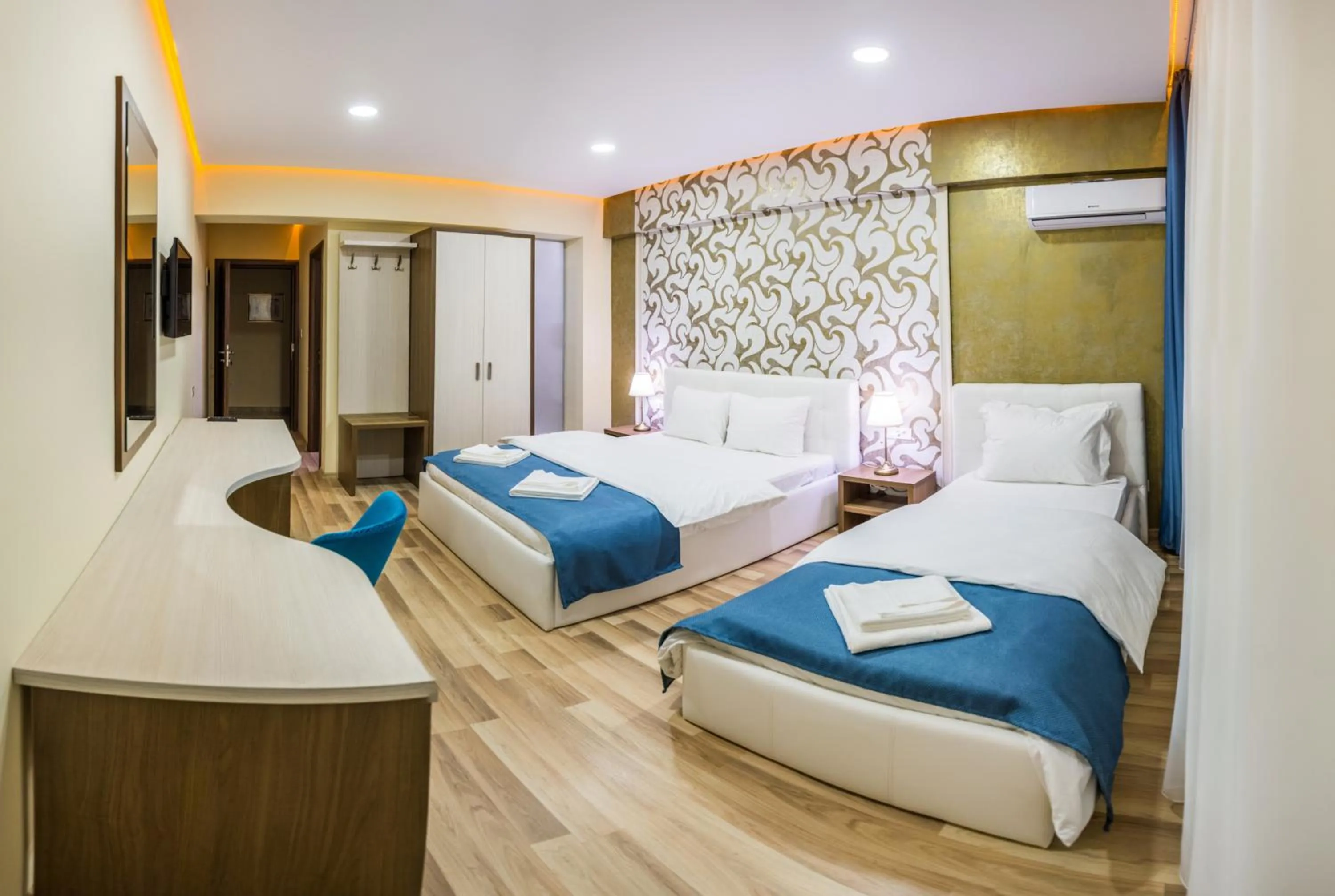 Bed in Monopoly Hotel