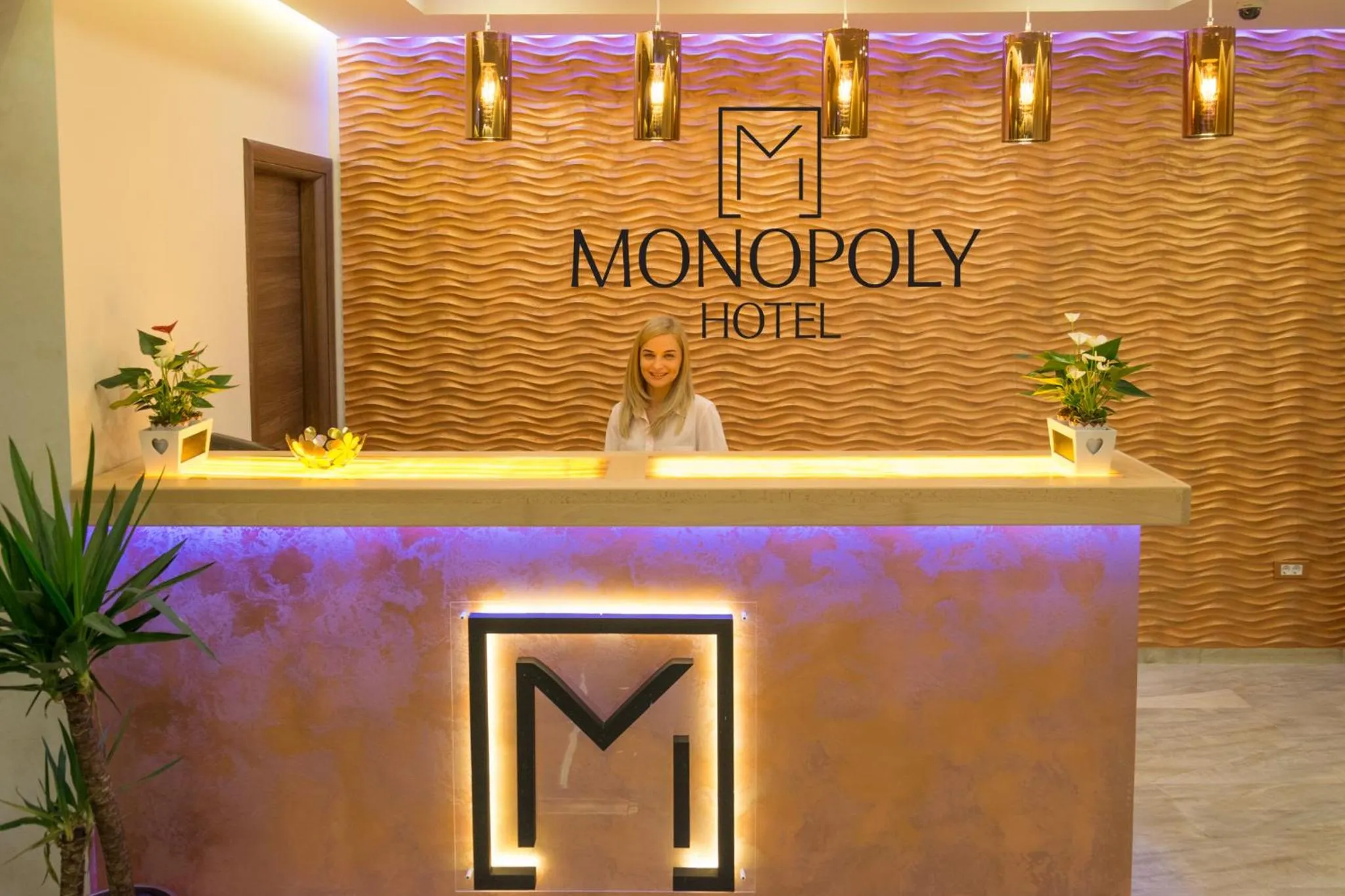 Lobby or reception in Monopoly Hotel