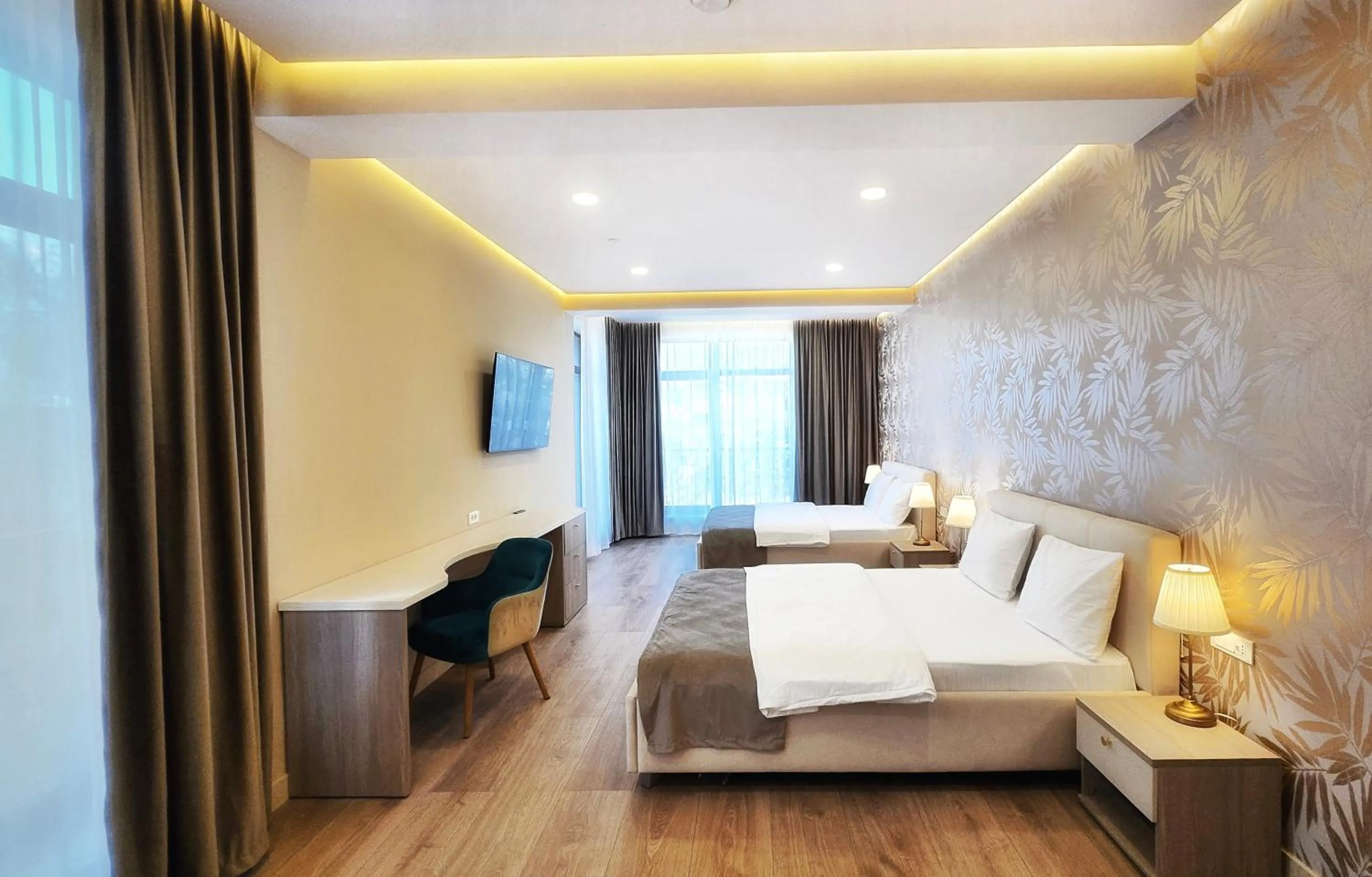 Bed in Monopoly Hotel