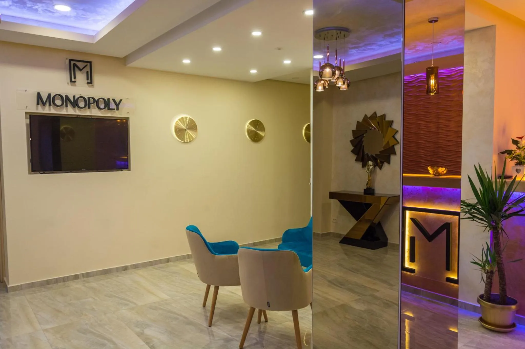 Lobby or reception in Monopoly Hotel