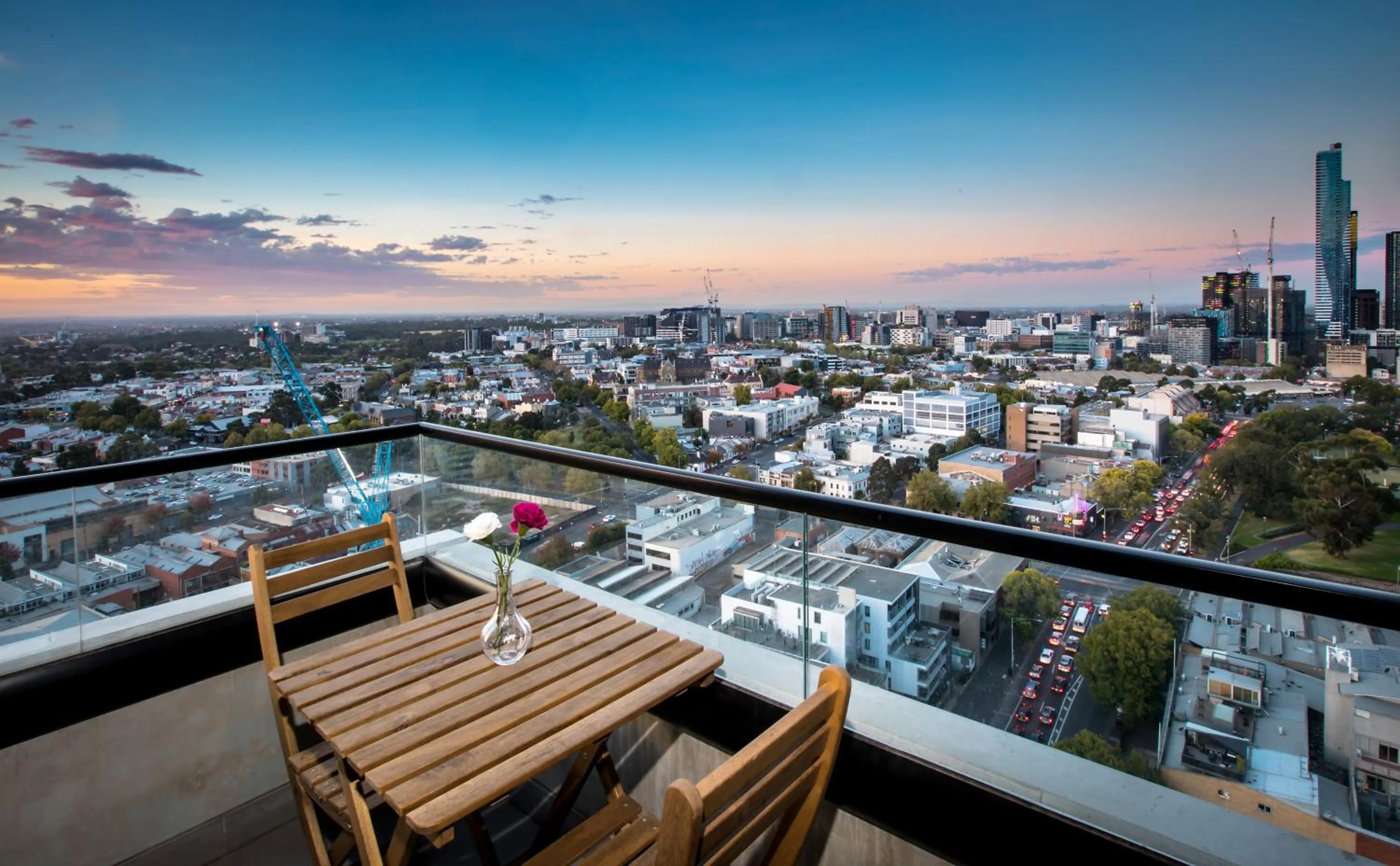 Balcony/Terrace in Spencer Street Apartments