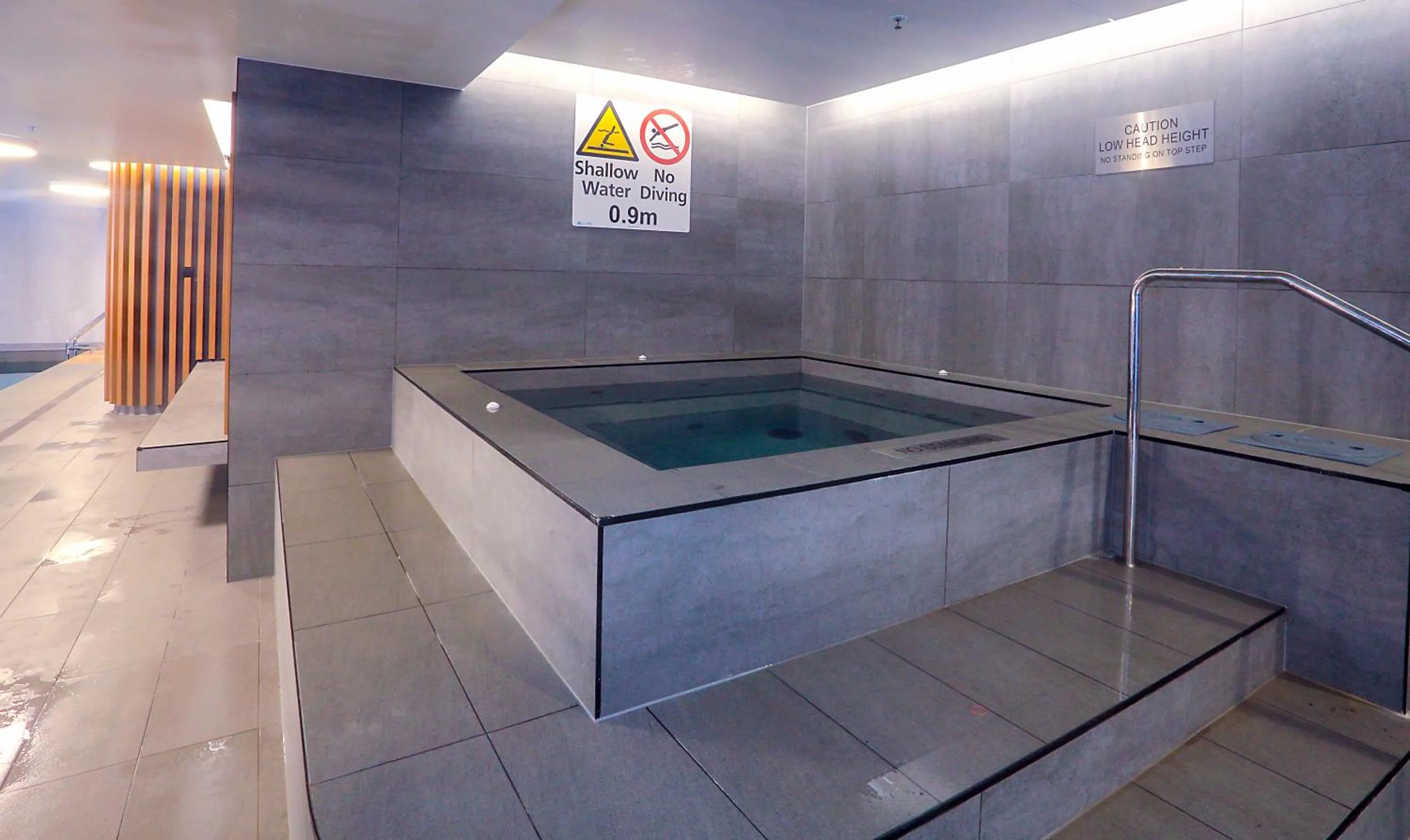 Swimming pool in Spencer Street Apartments