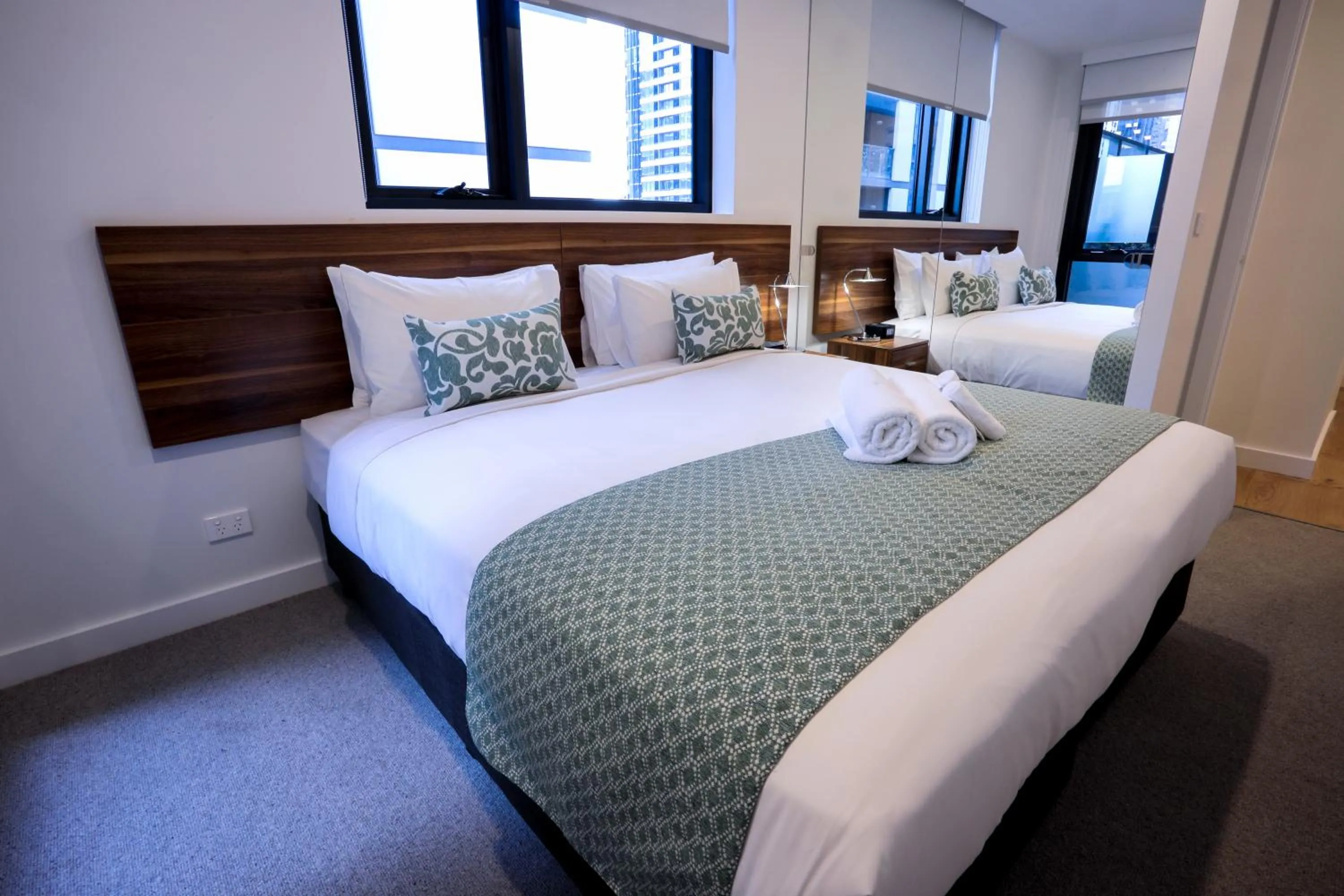 Bed in Spencer Street Apartments