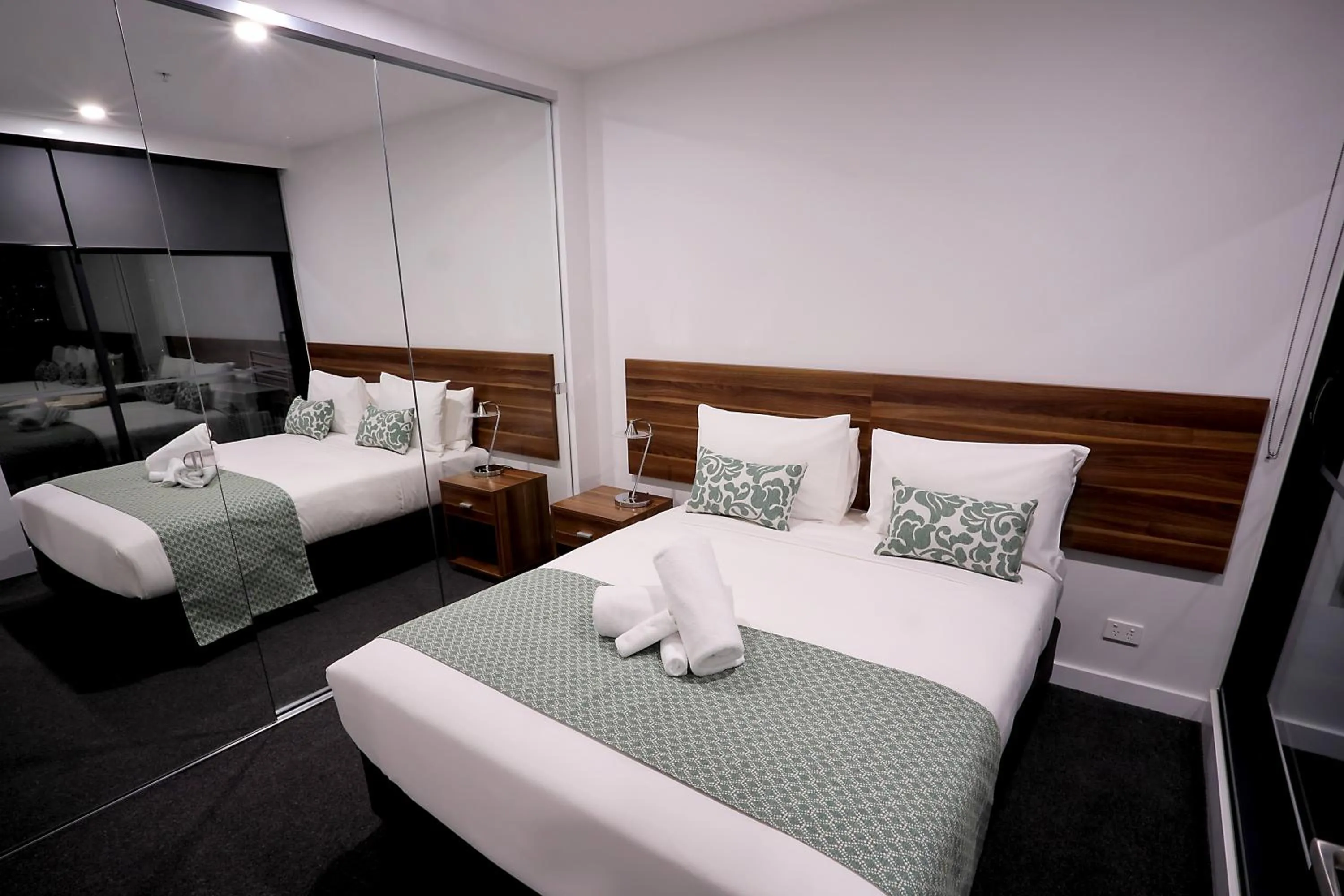 Bed in Spencer Street Apartments