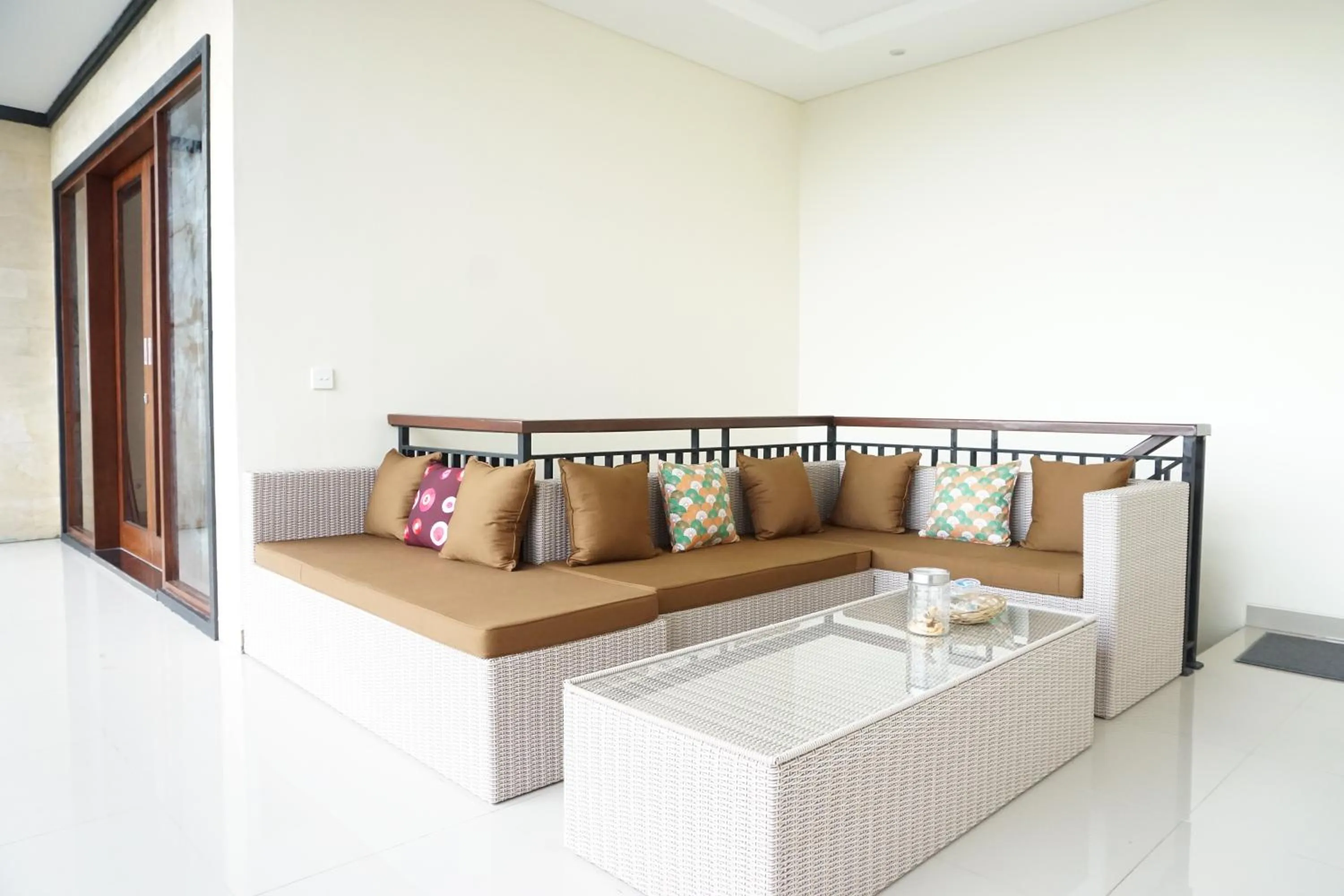 Patio, Bed in Pondok Uma Ubud