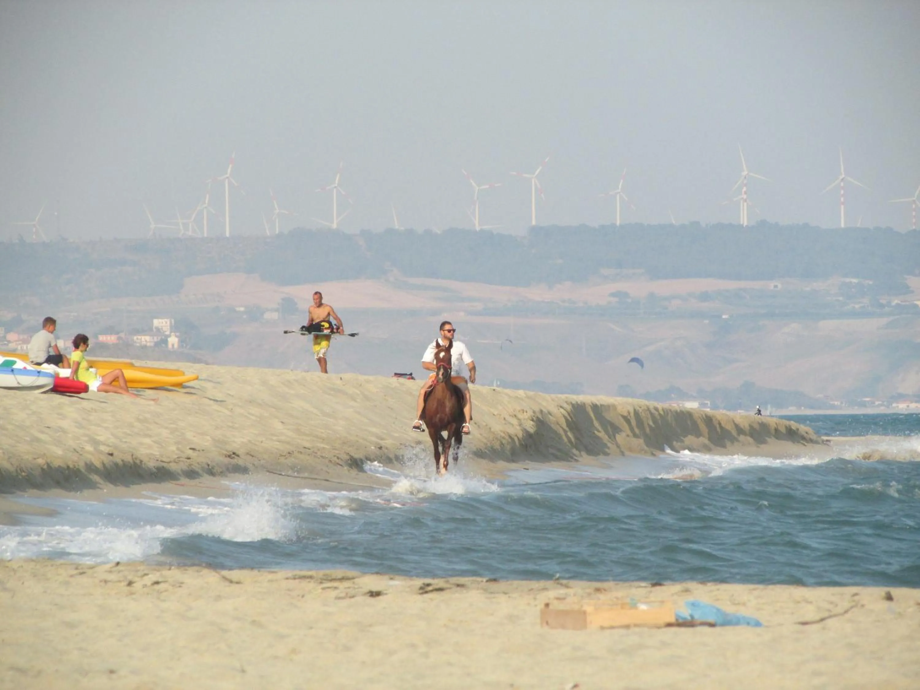 Horse-riding in Hotel Onda Bleu