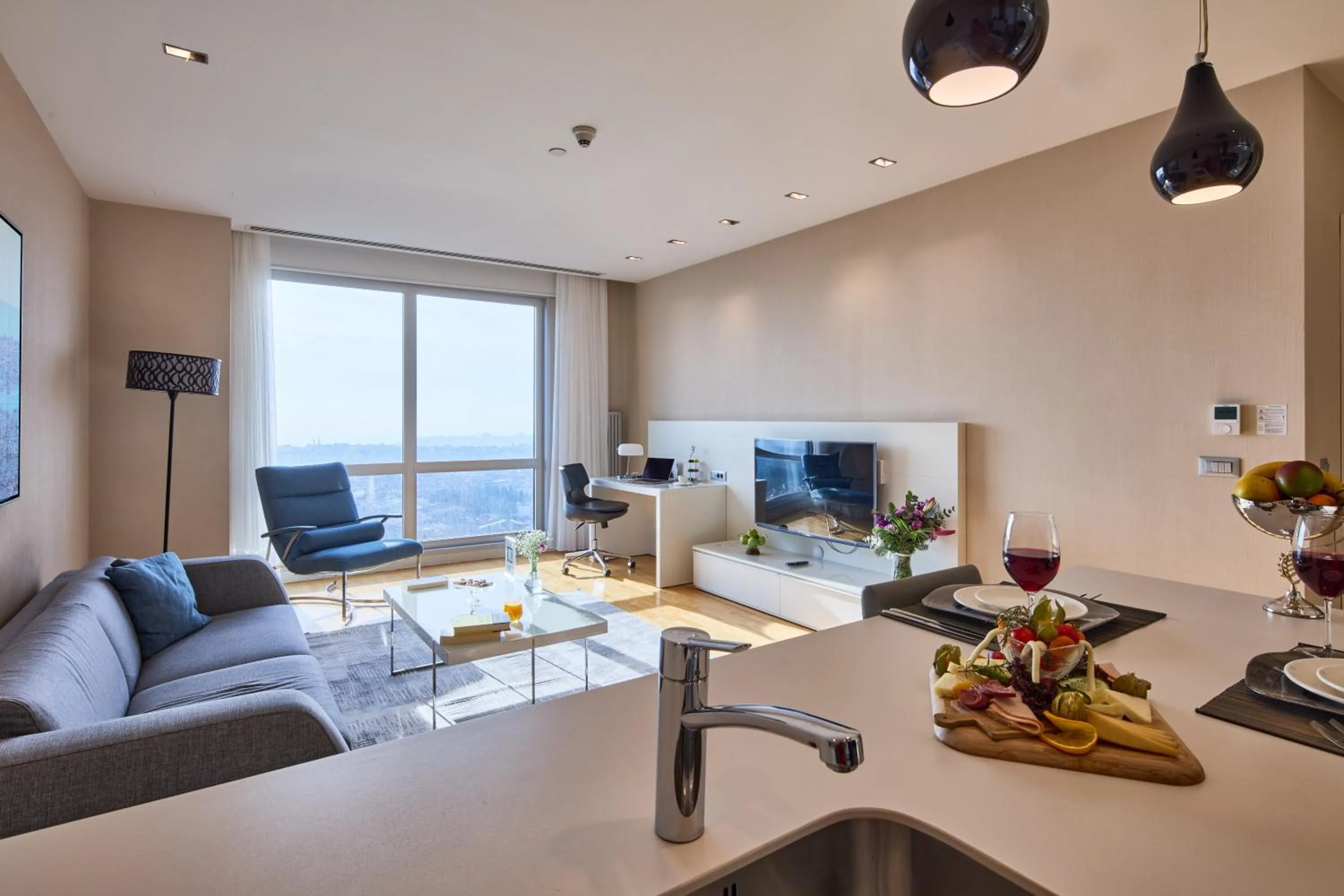 Seating area in Fraser Place Anthill Istanbul