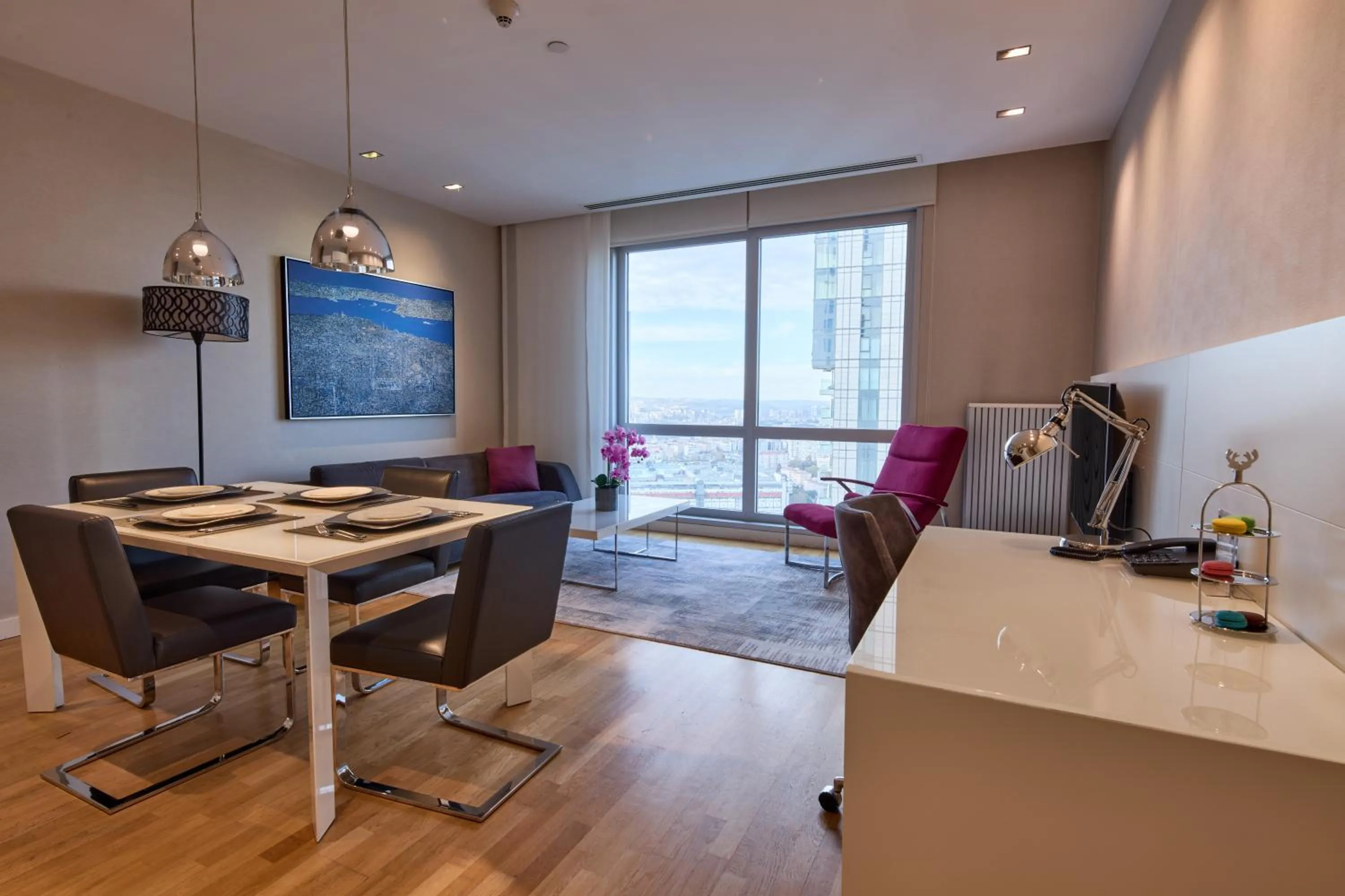 Living room in Fraser Place Anthill Istanbul