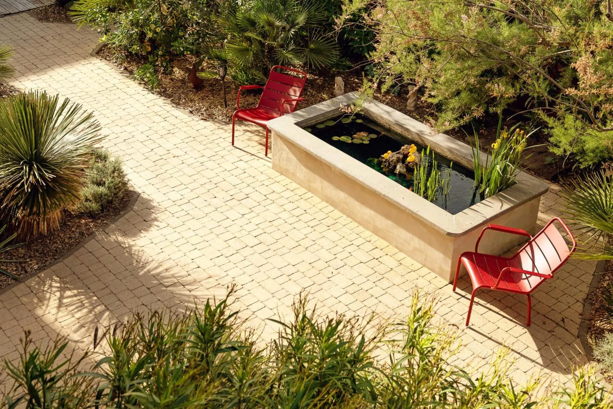 Garden in Hotel de La Plage