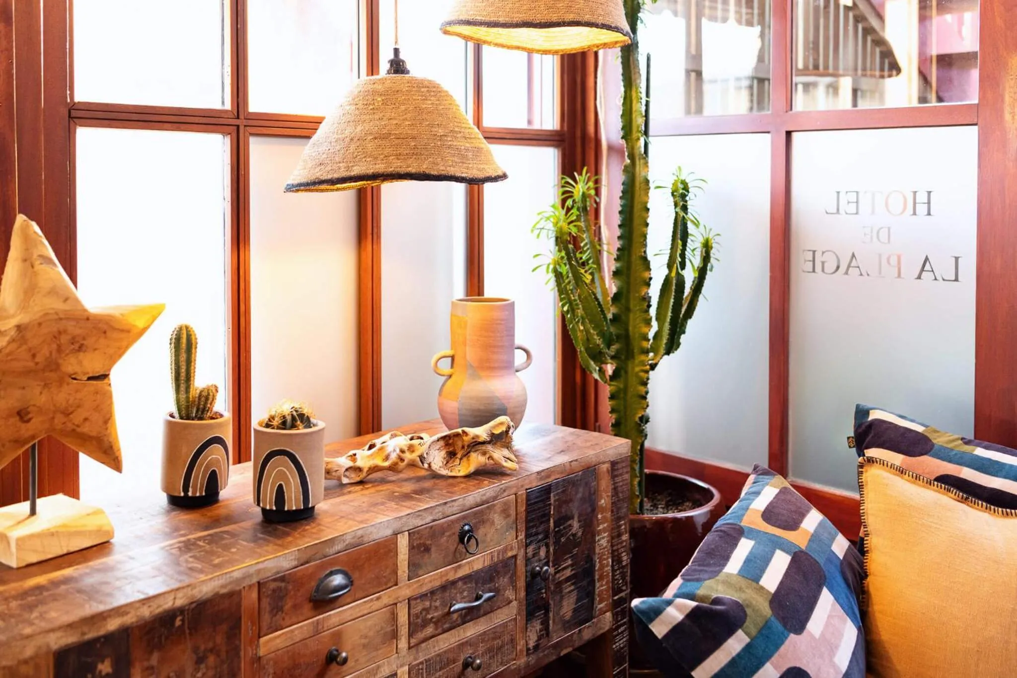 Lobby or reception in Hotel de La Plage