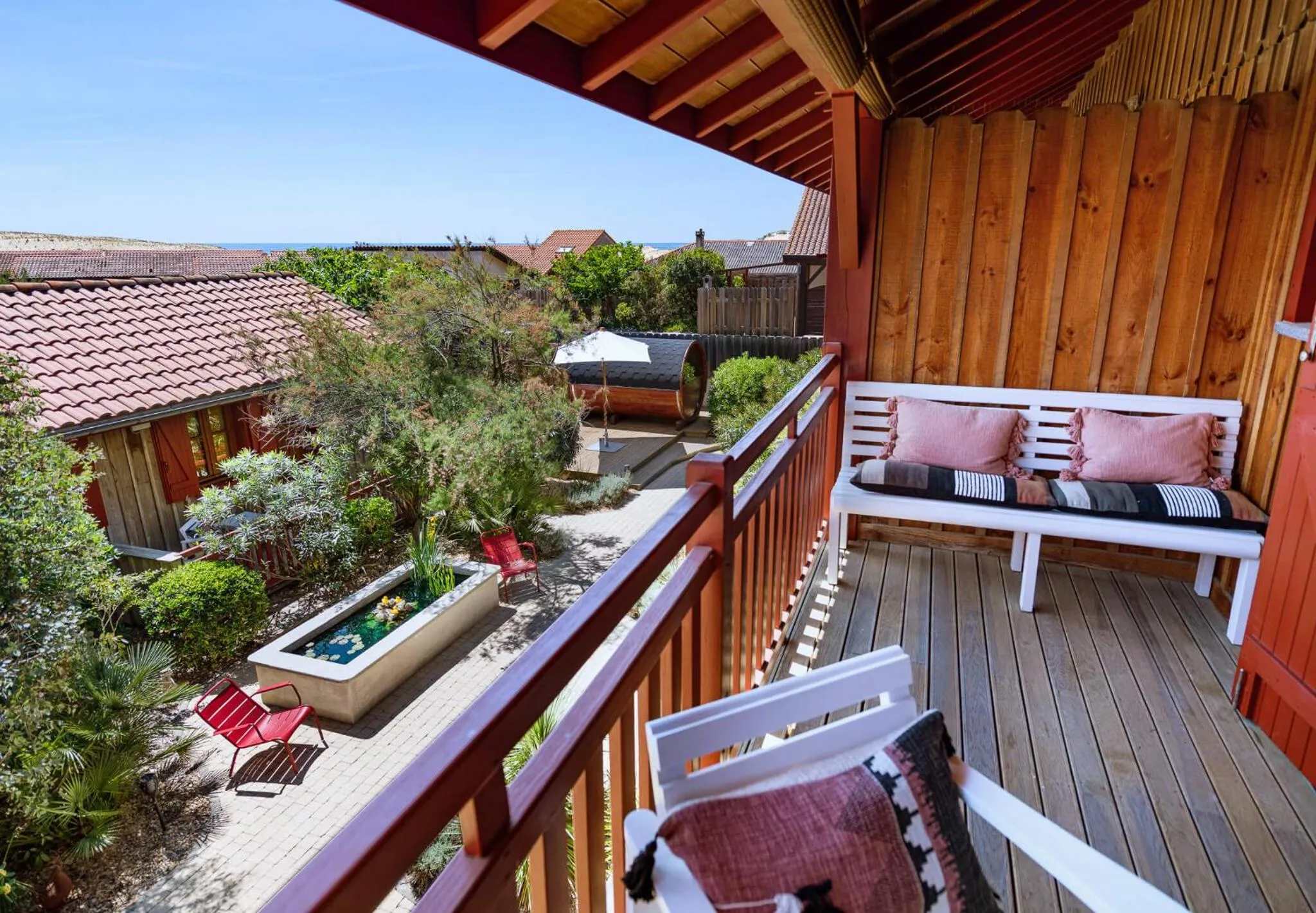Balcony/Terrace in Hotel de La Plage