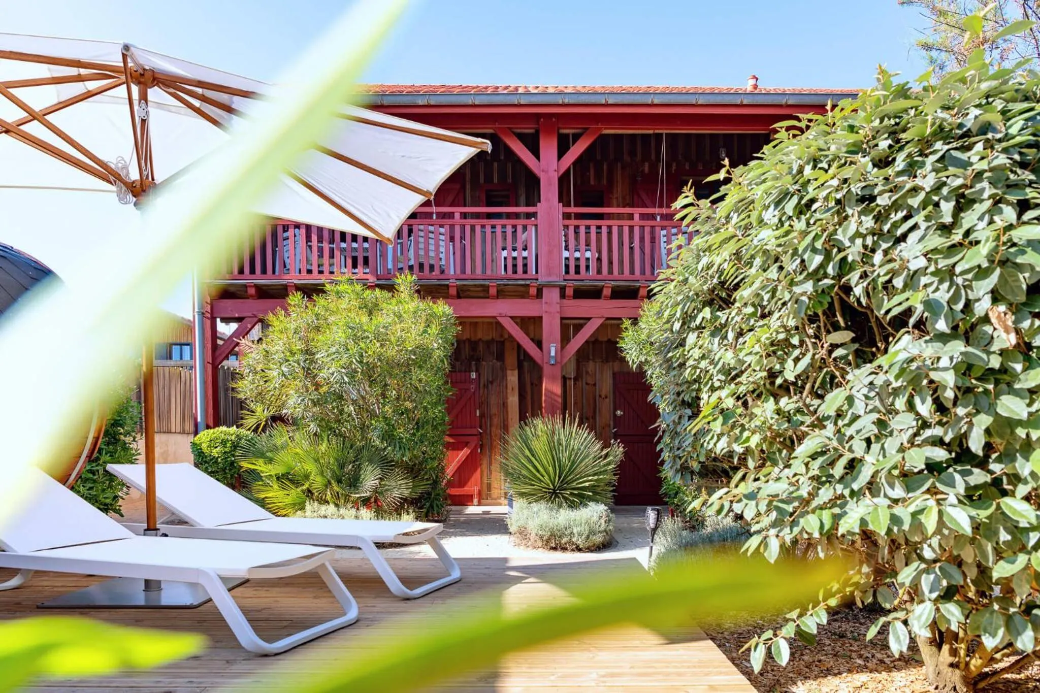 Patio in Hotel de La Plage