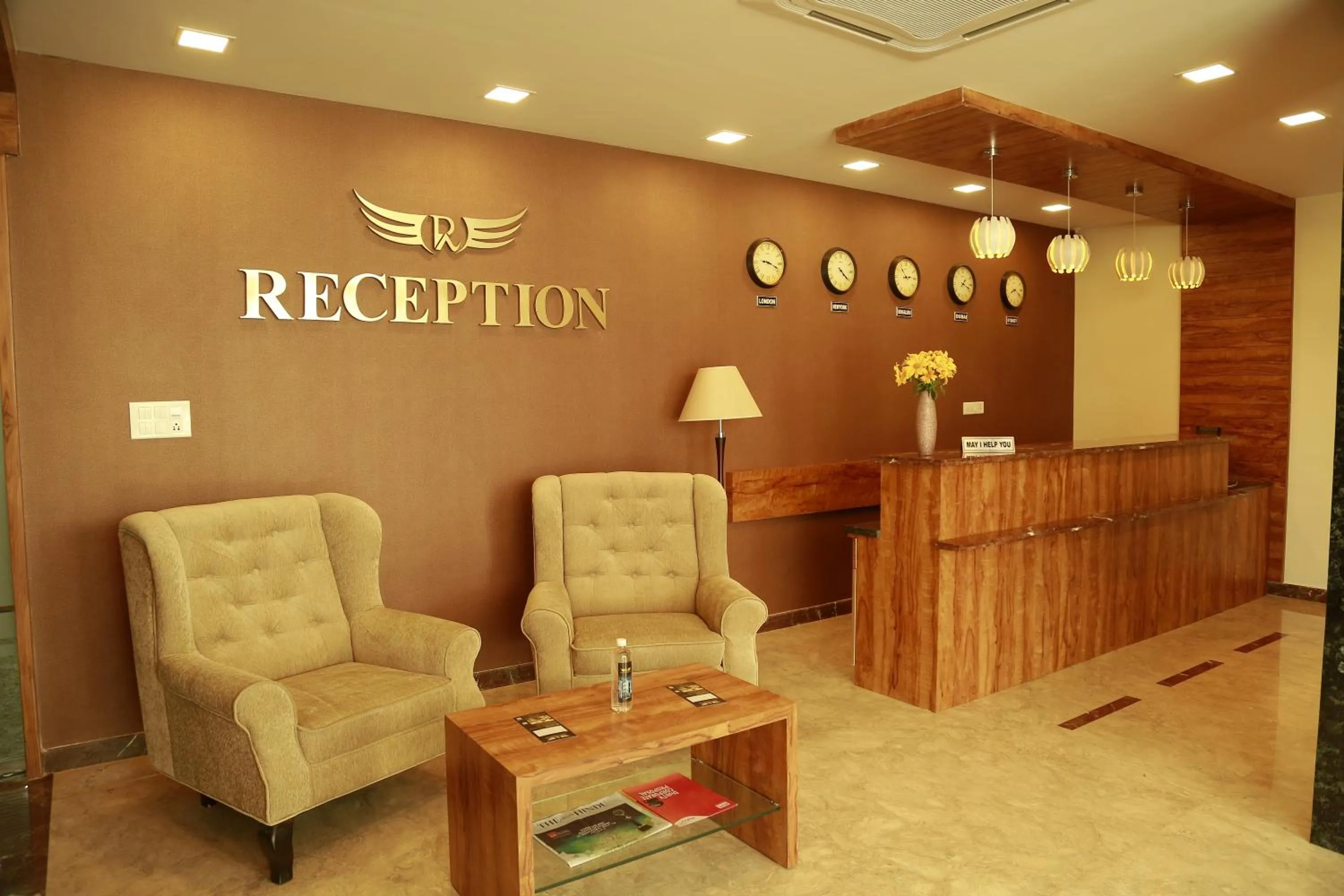 Lobby or reception in Silicon Inn Hotel Bangalore Airport