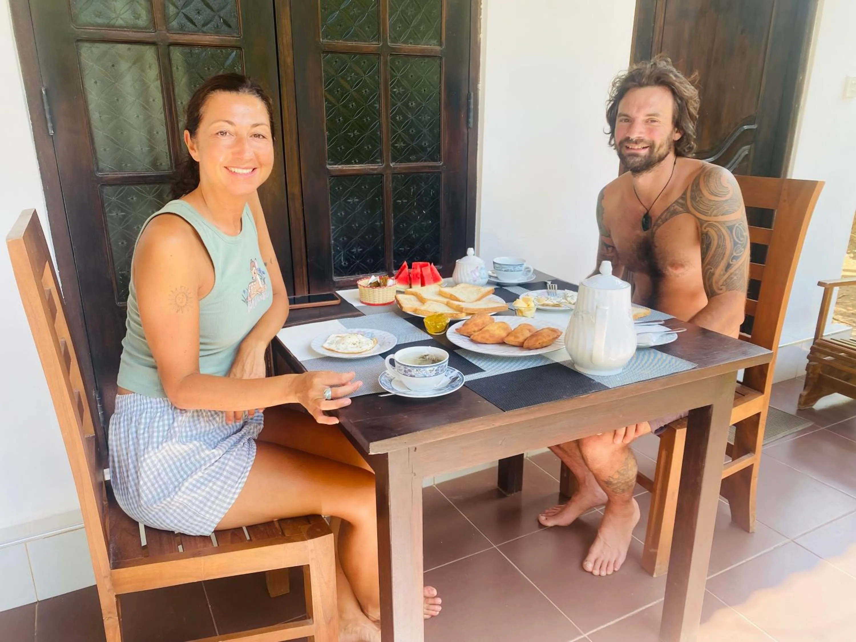 Breakfast in Fairview Dill homestay