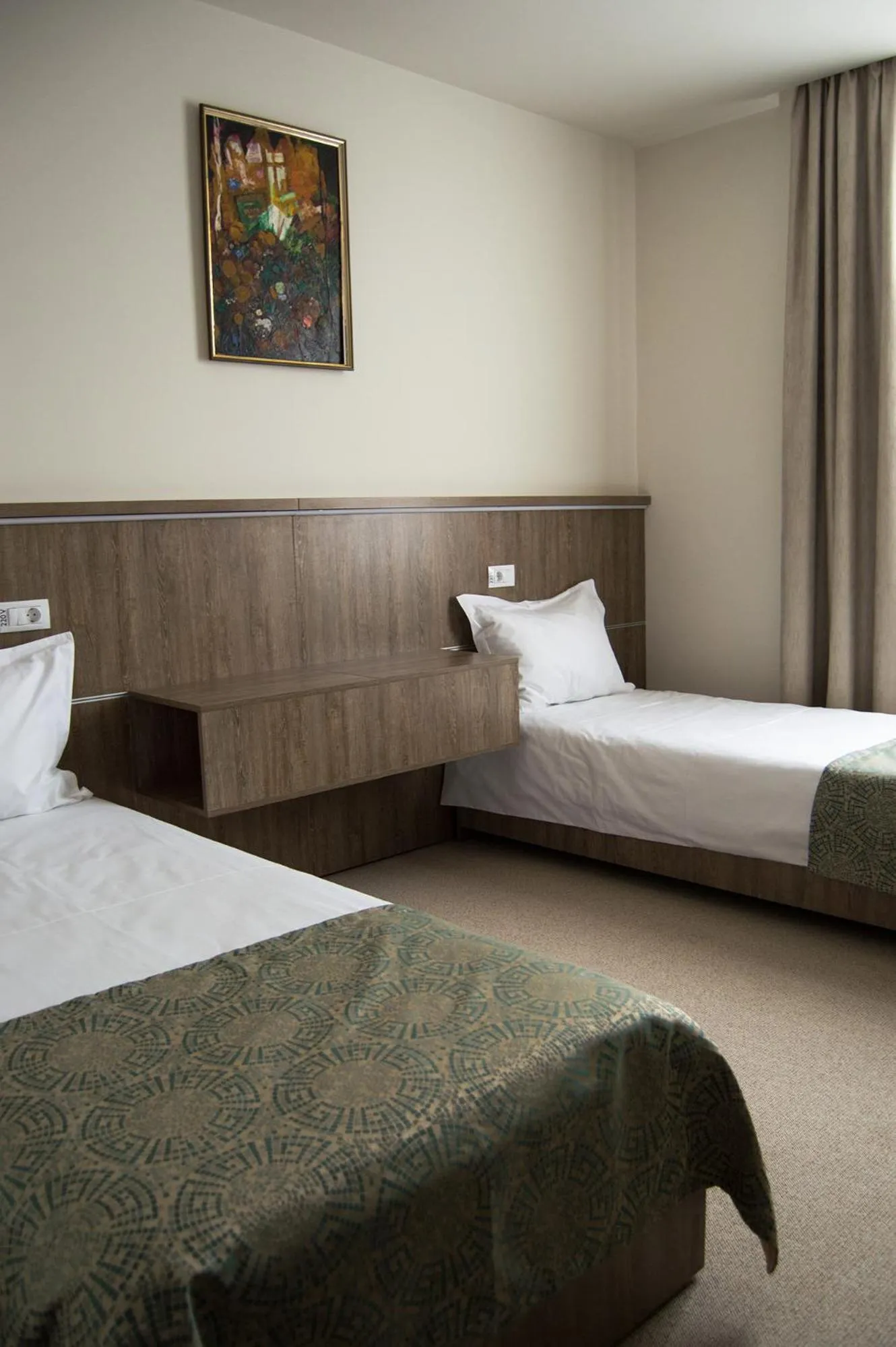 Bed in Fidelitas Hotel