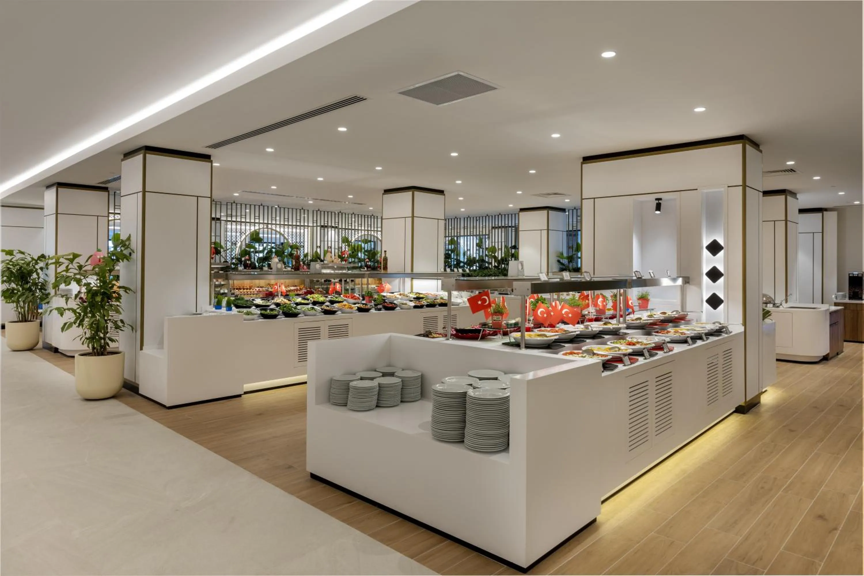 Buffet breakfast in Marvida Family Eco - Ultra All Inclusive & Kids Concept