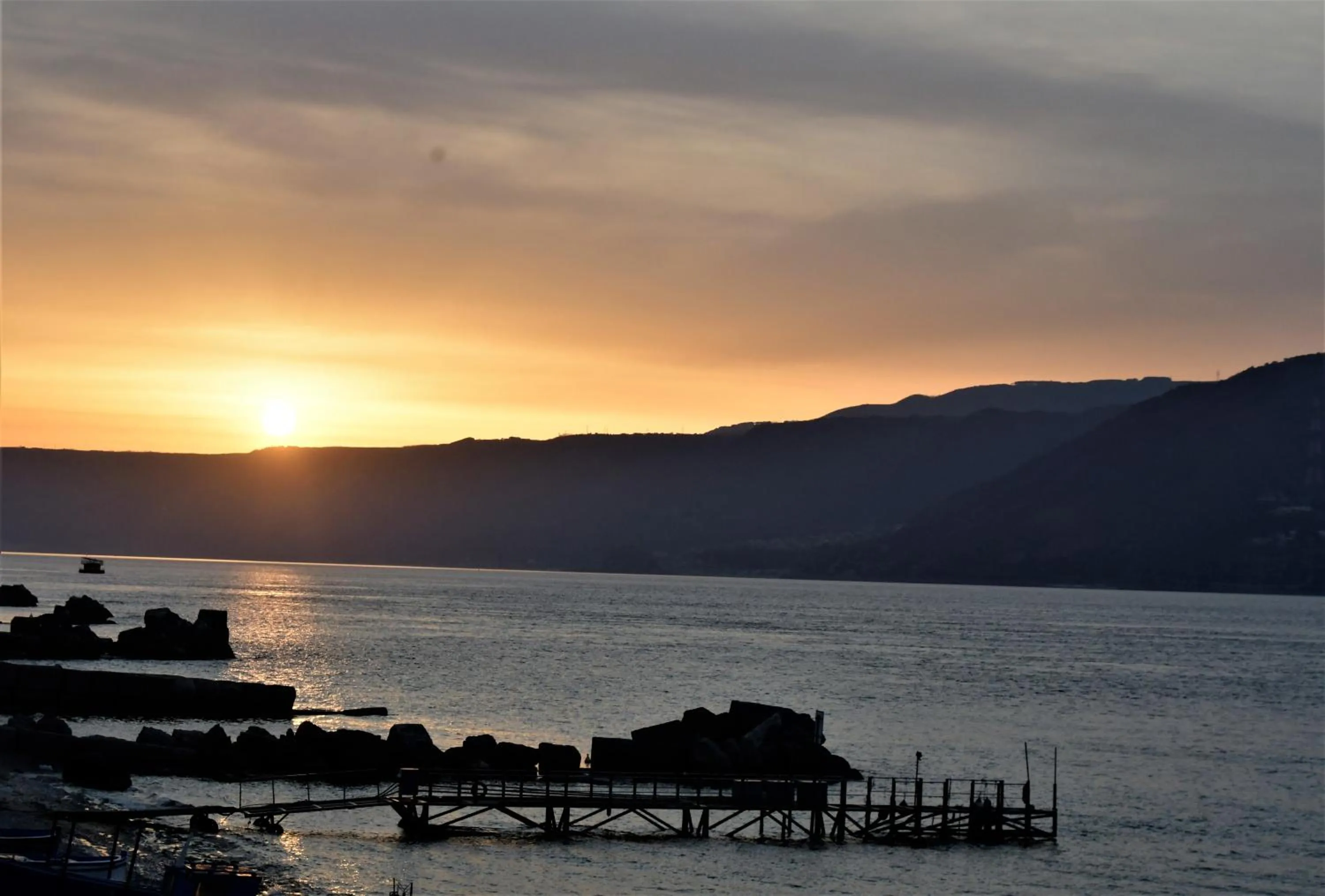 Landmark view in b&b La Murina