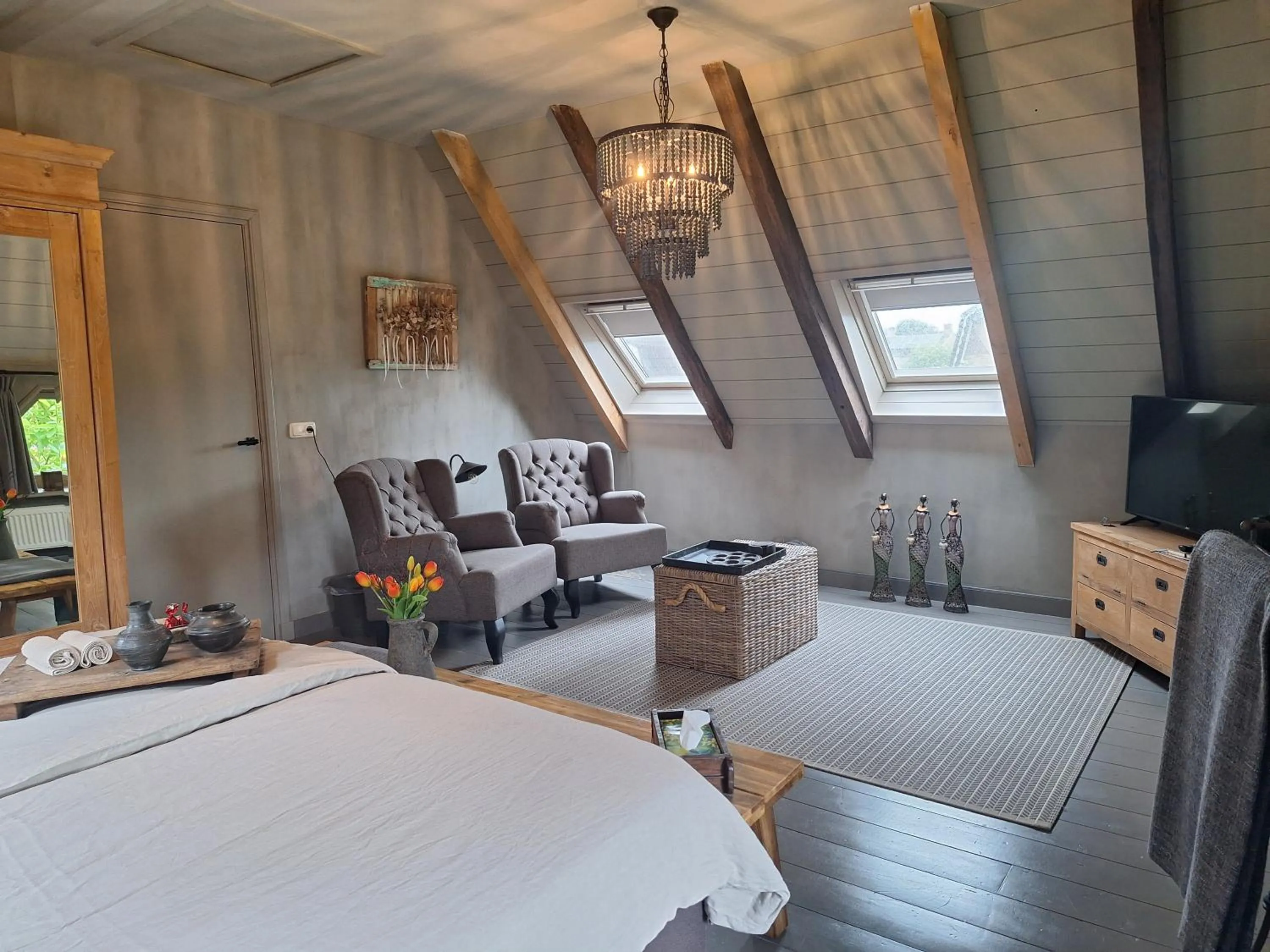 Living room in B&B De Meidoornhof