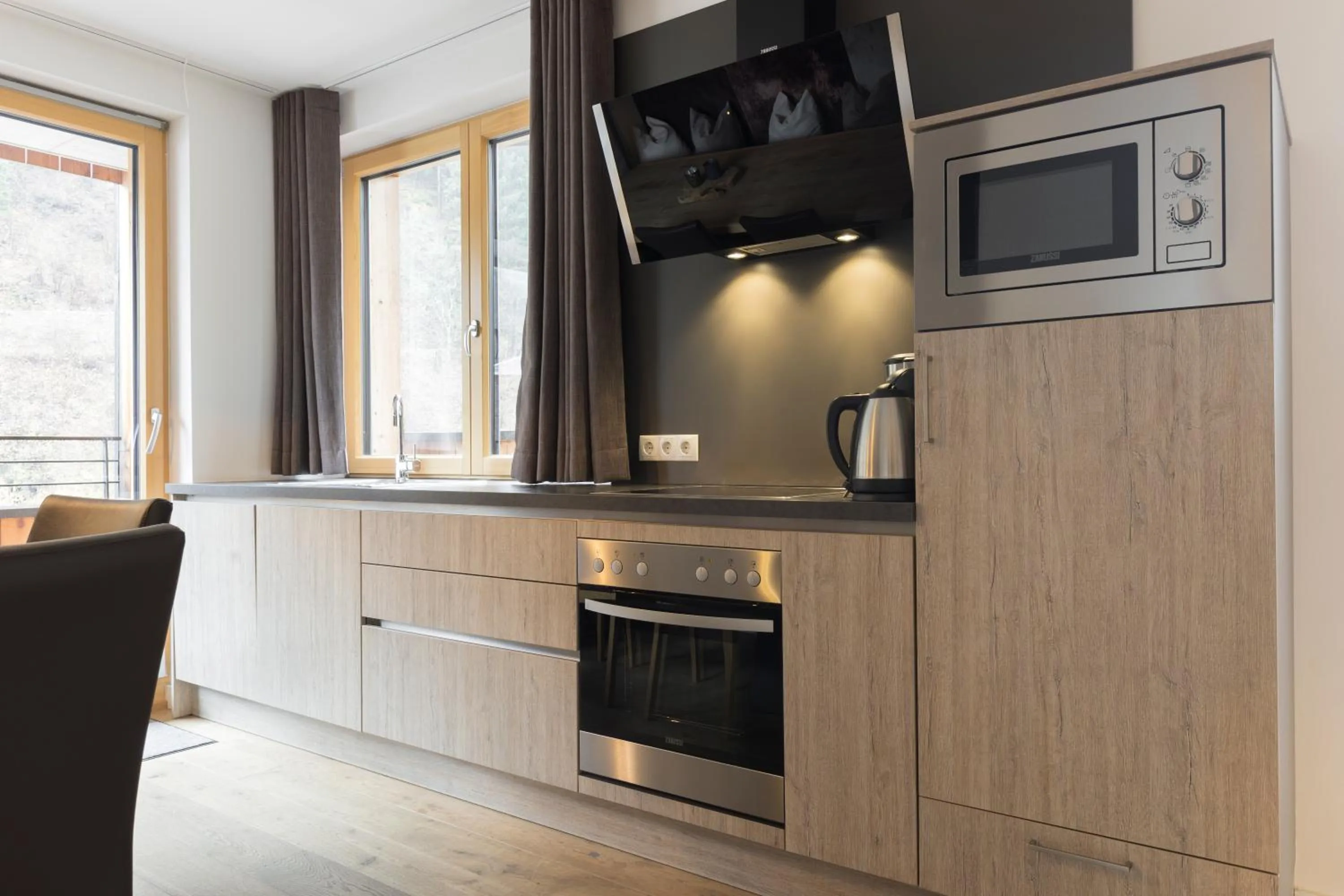 kitchen in Aparthotel Herzblick GmbH