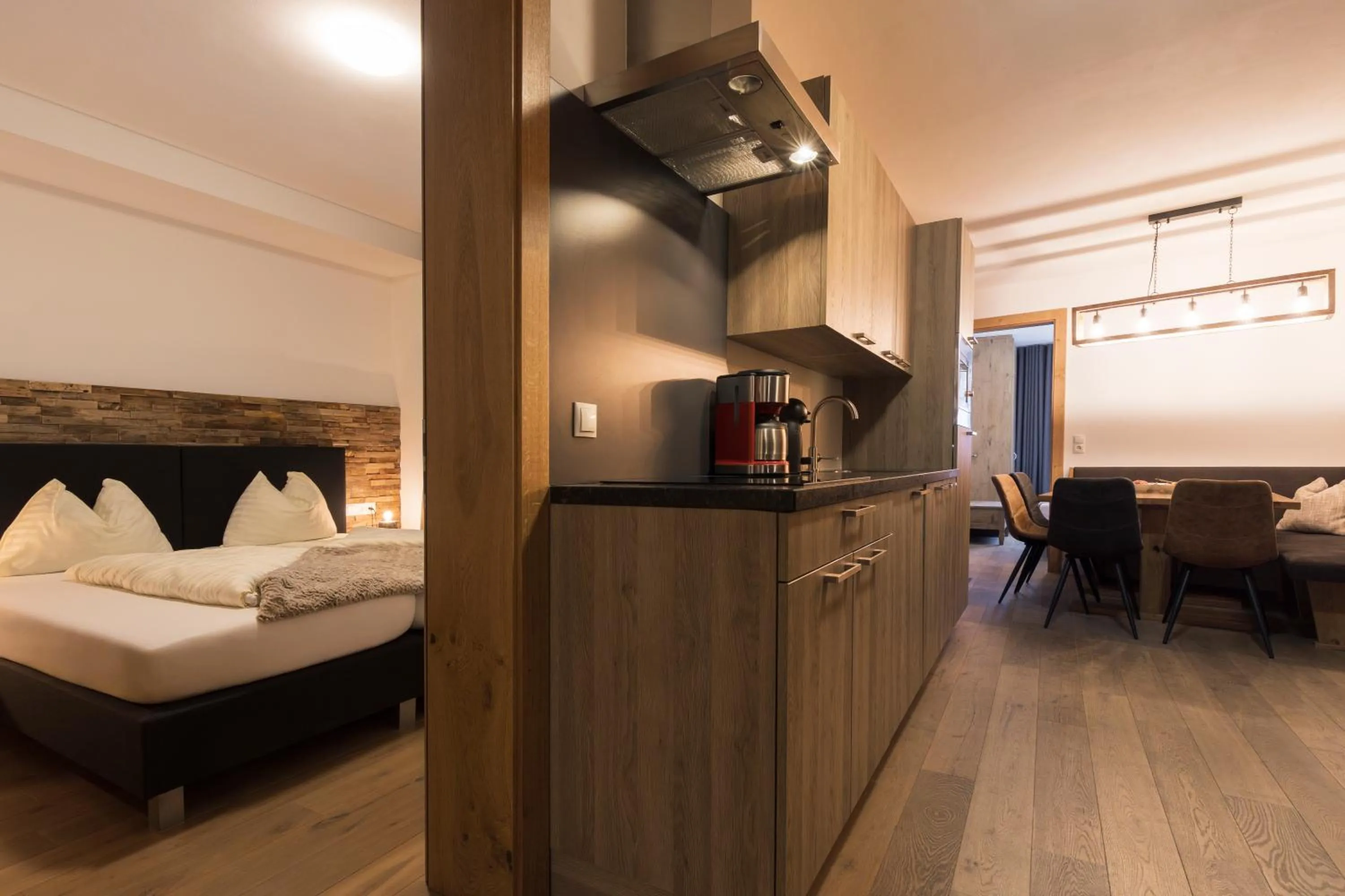 Living room, Bed in Aparthotel Herzblick GmbH