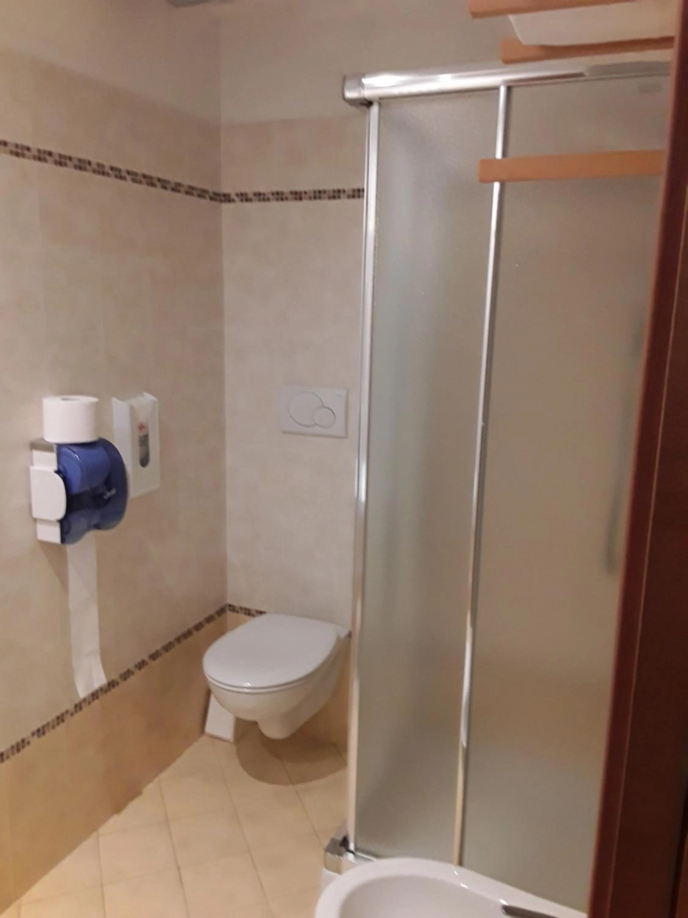 Shower in Hotel Bellaria