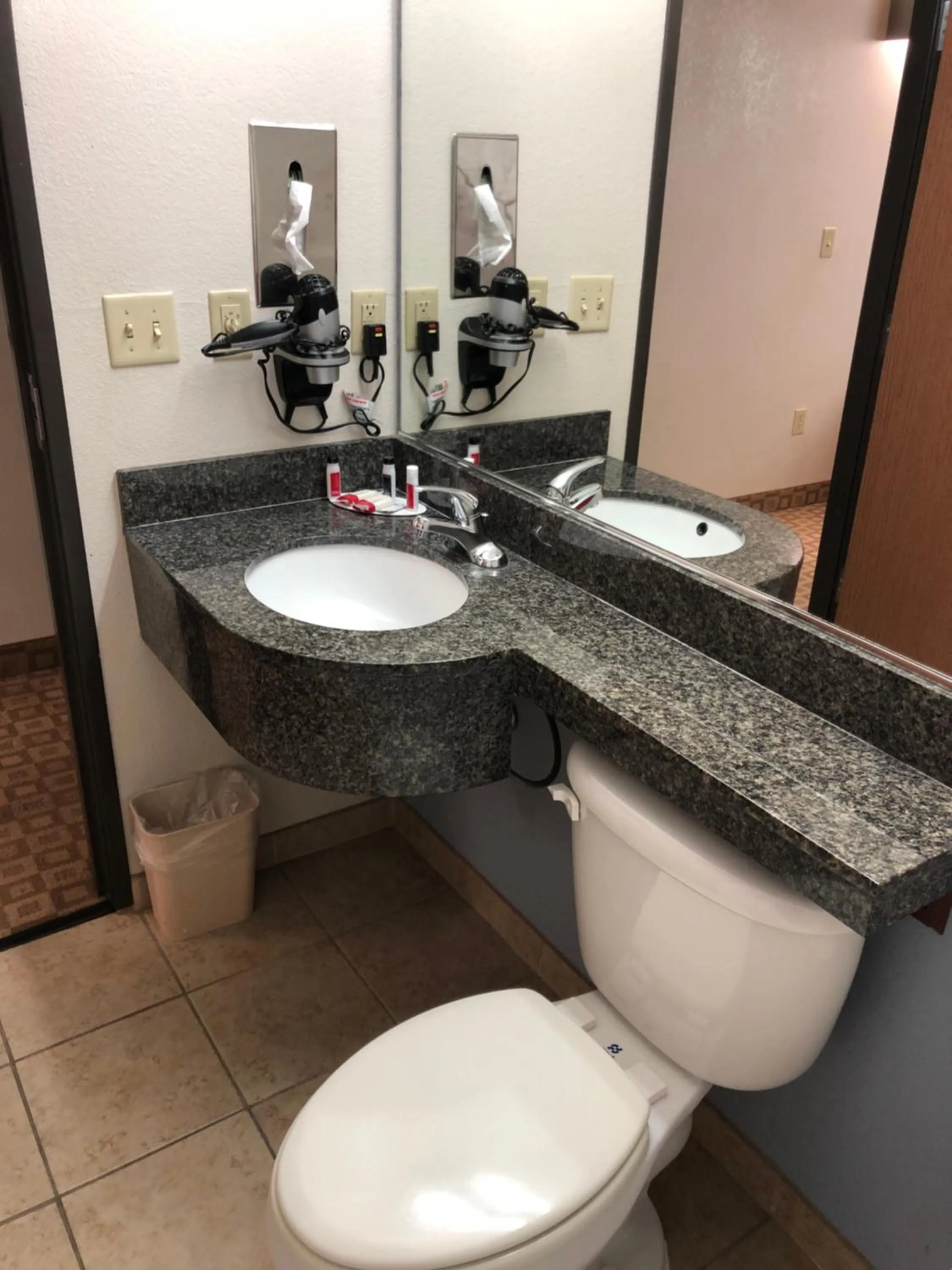 Toilet in Microtel Inn & Suites by Wyndham Klamath Falls