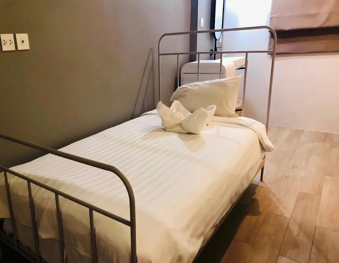 Bed in Bedspread Hostel