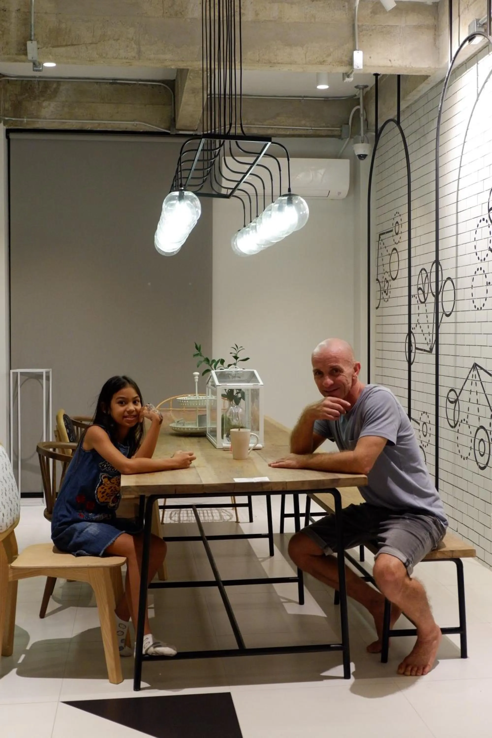 Living room in Bedspread Hostel